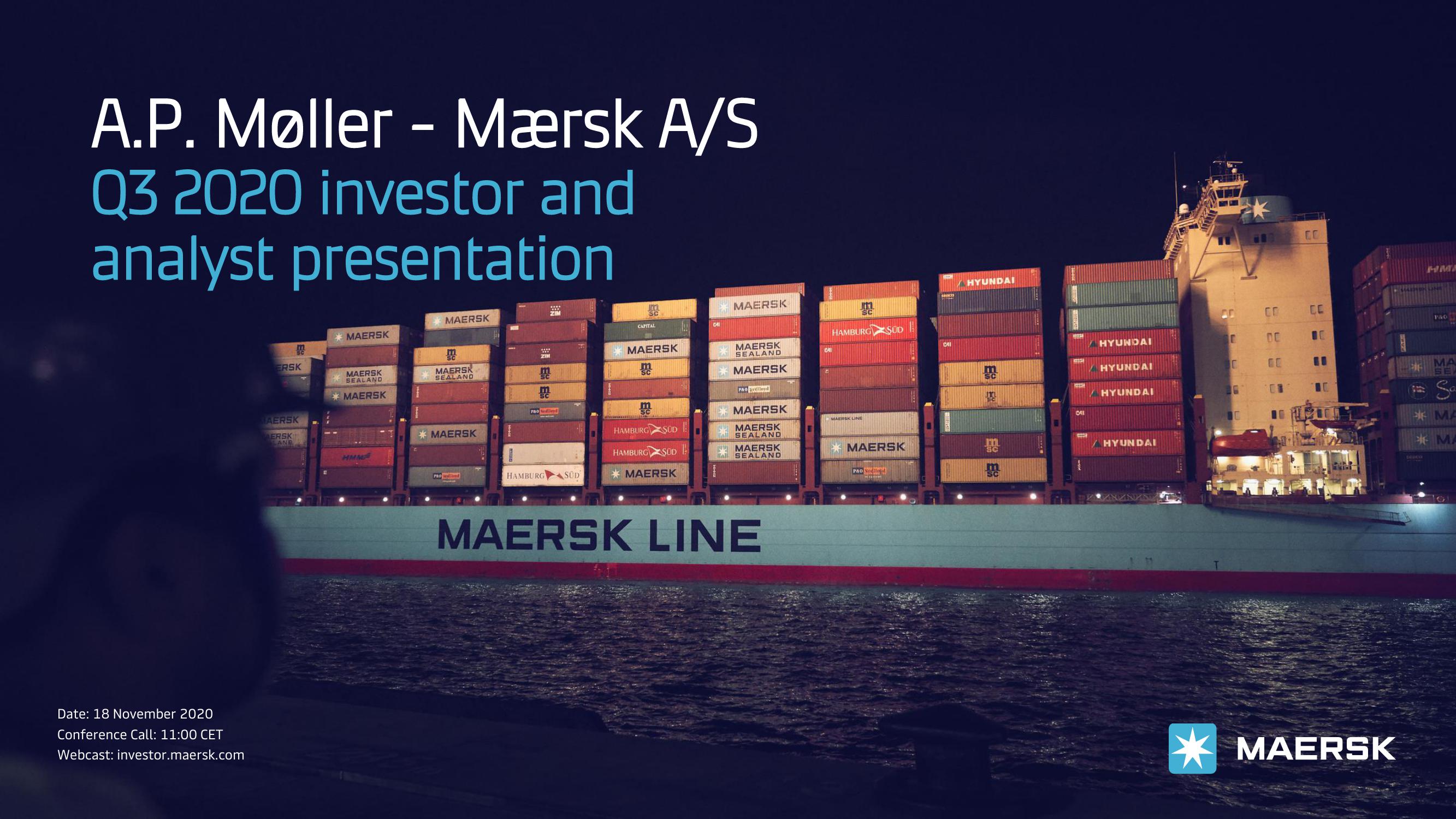 Maersk Investor Presentation Deck image