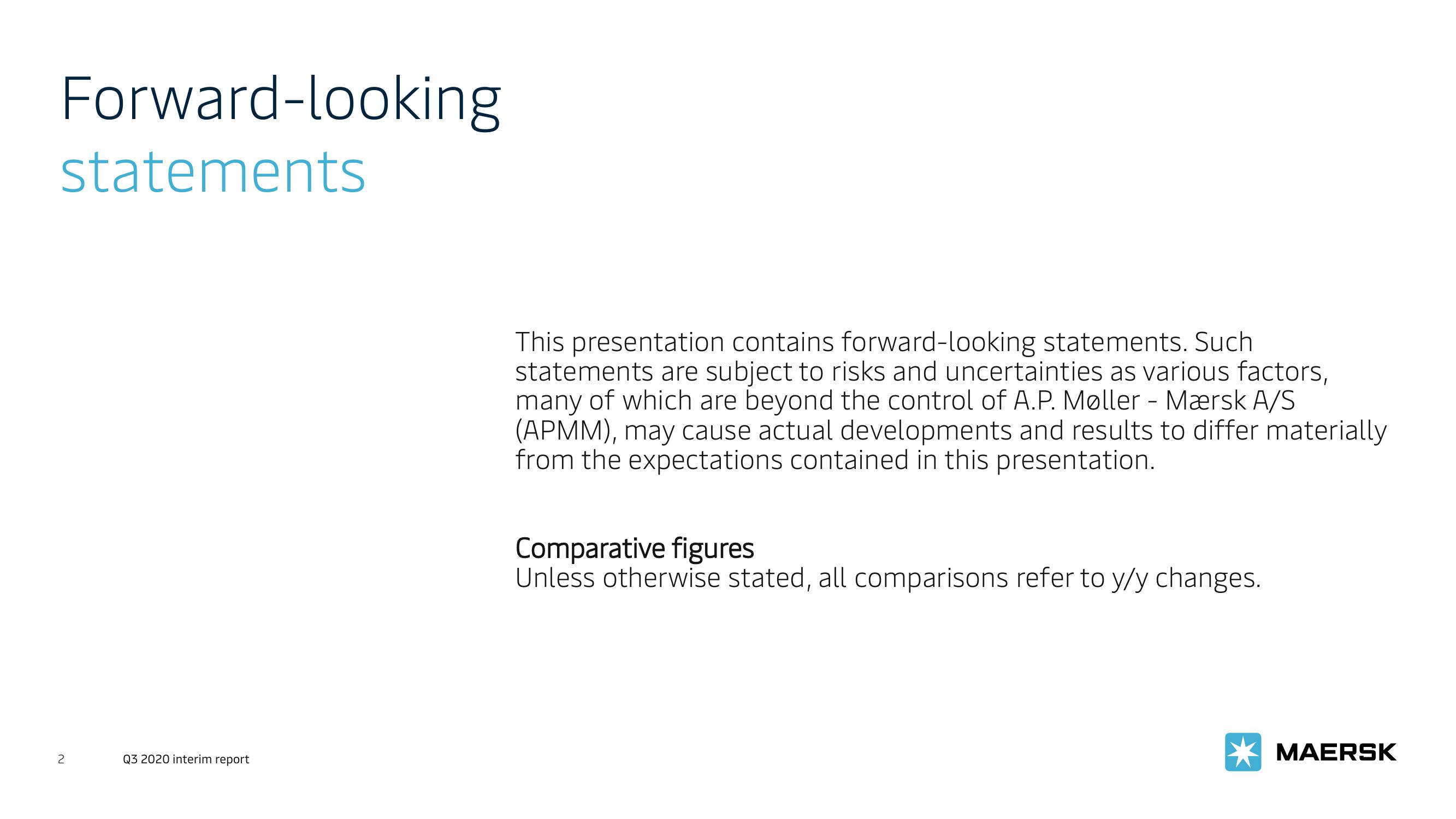 Maersk Investor Presentation Deck slide image #2