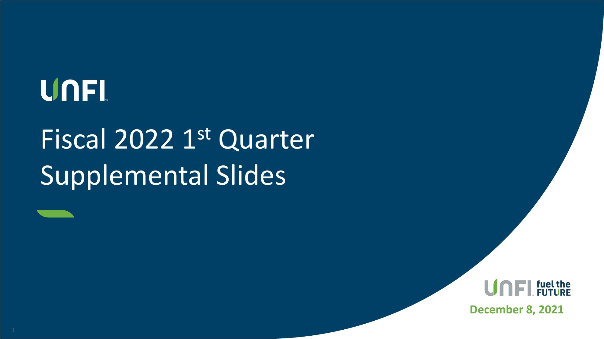 Fiscal 2022 1st Quarter Supplemental Slides image