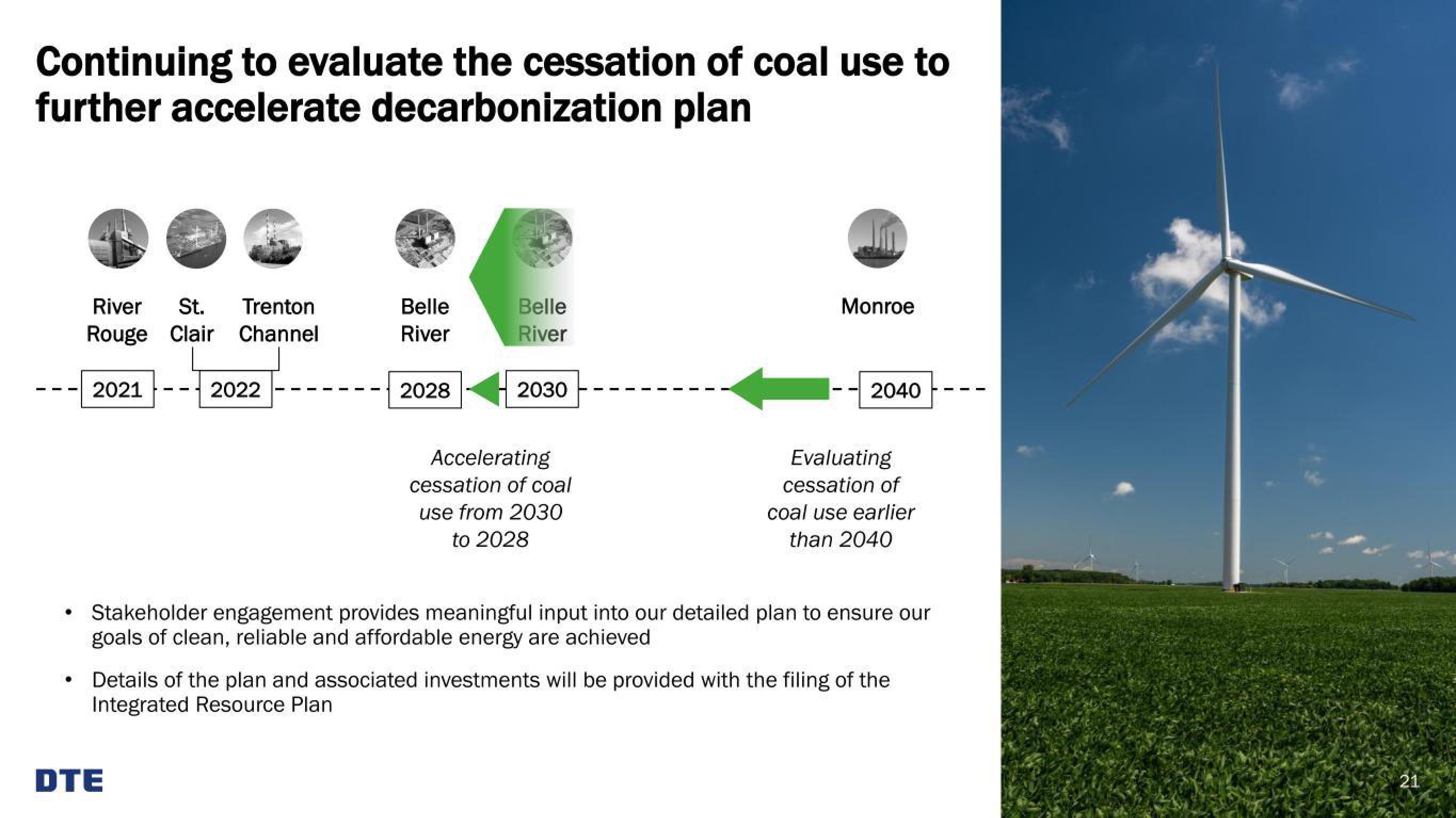 DTE Electric Investor Presentation Deck slide image #21