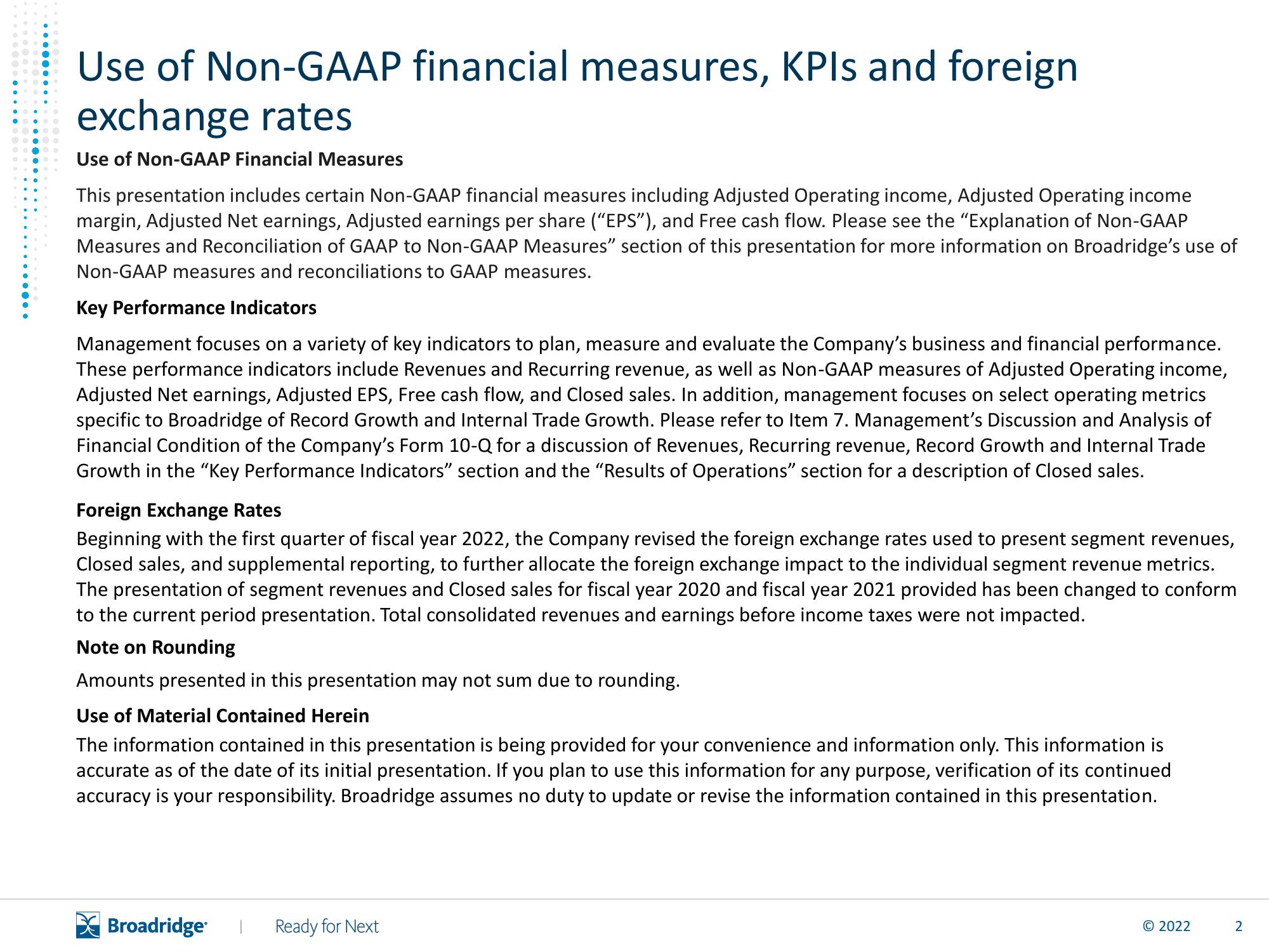 Broadridge Financial Solutions Results Presentation Deck slide image #3