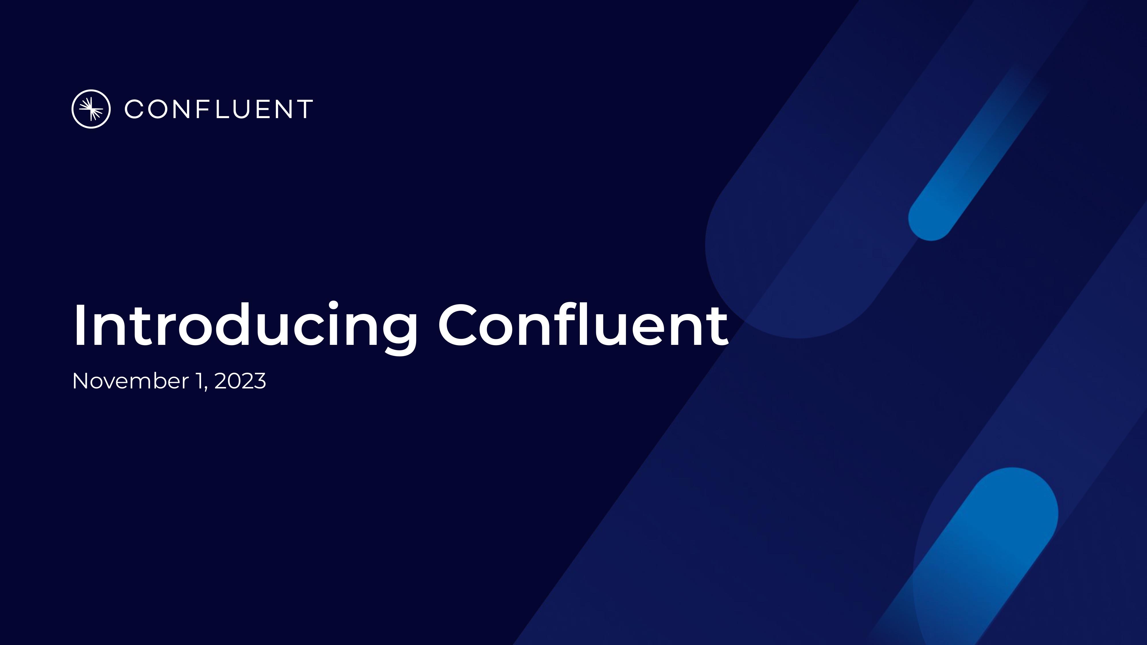 Confluent Investor Presentation Deck image