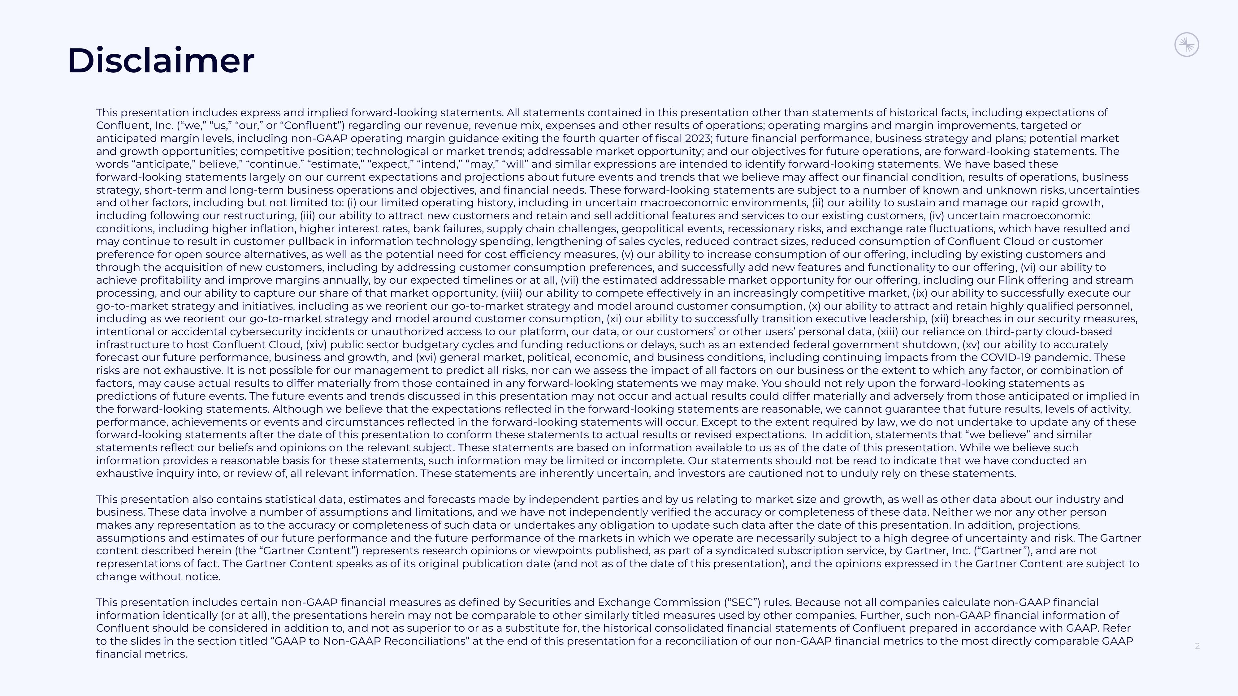 Confluent Investor Presentation Deck slide image #2