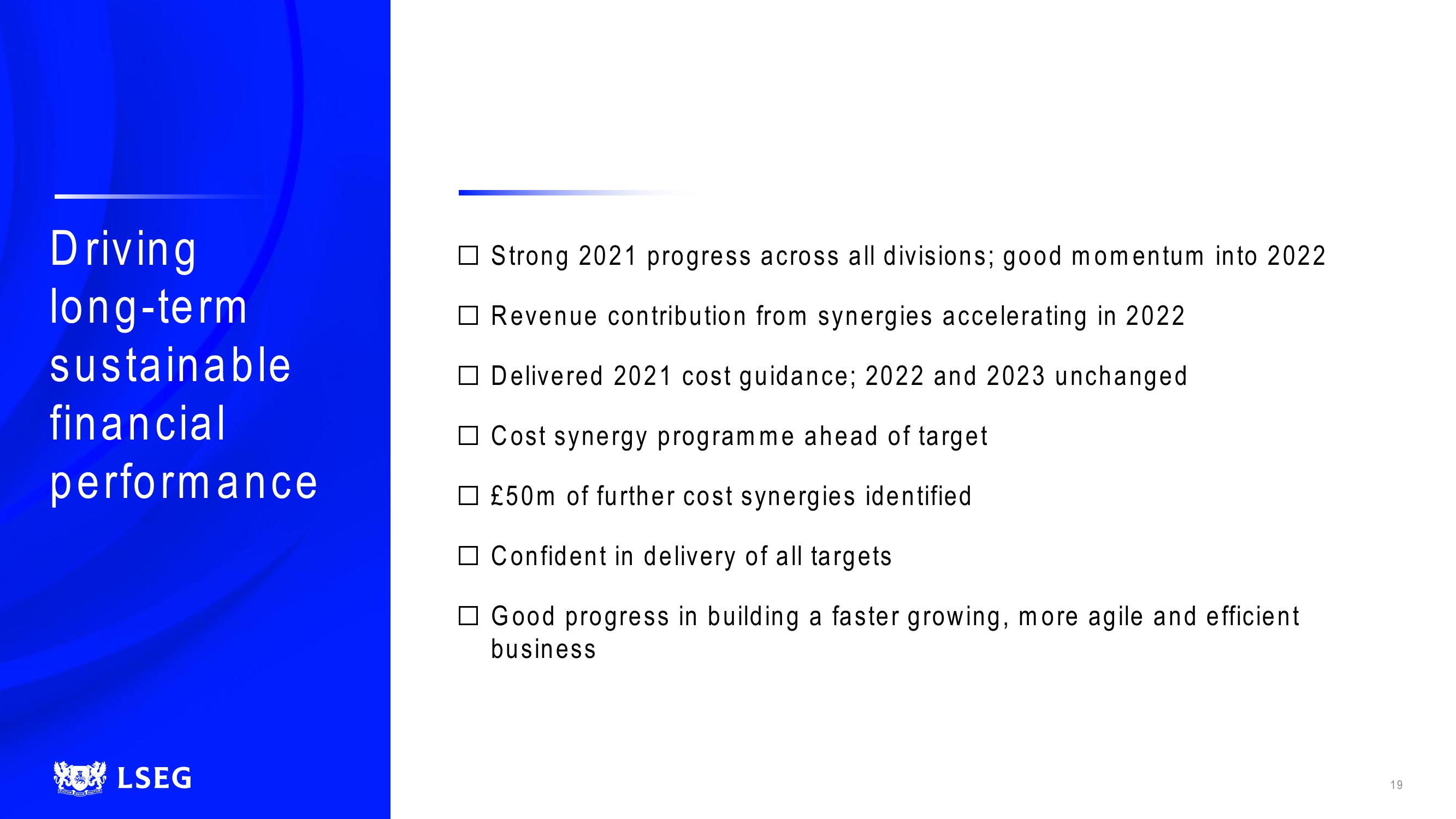 LSE Results Presentation Deck slide image #19