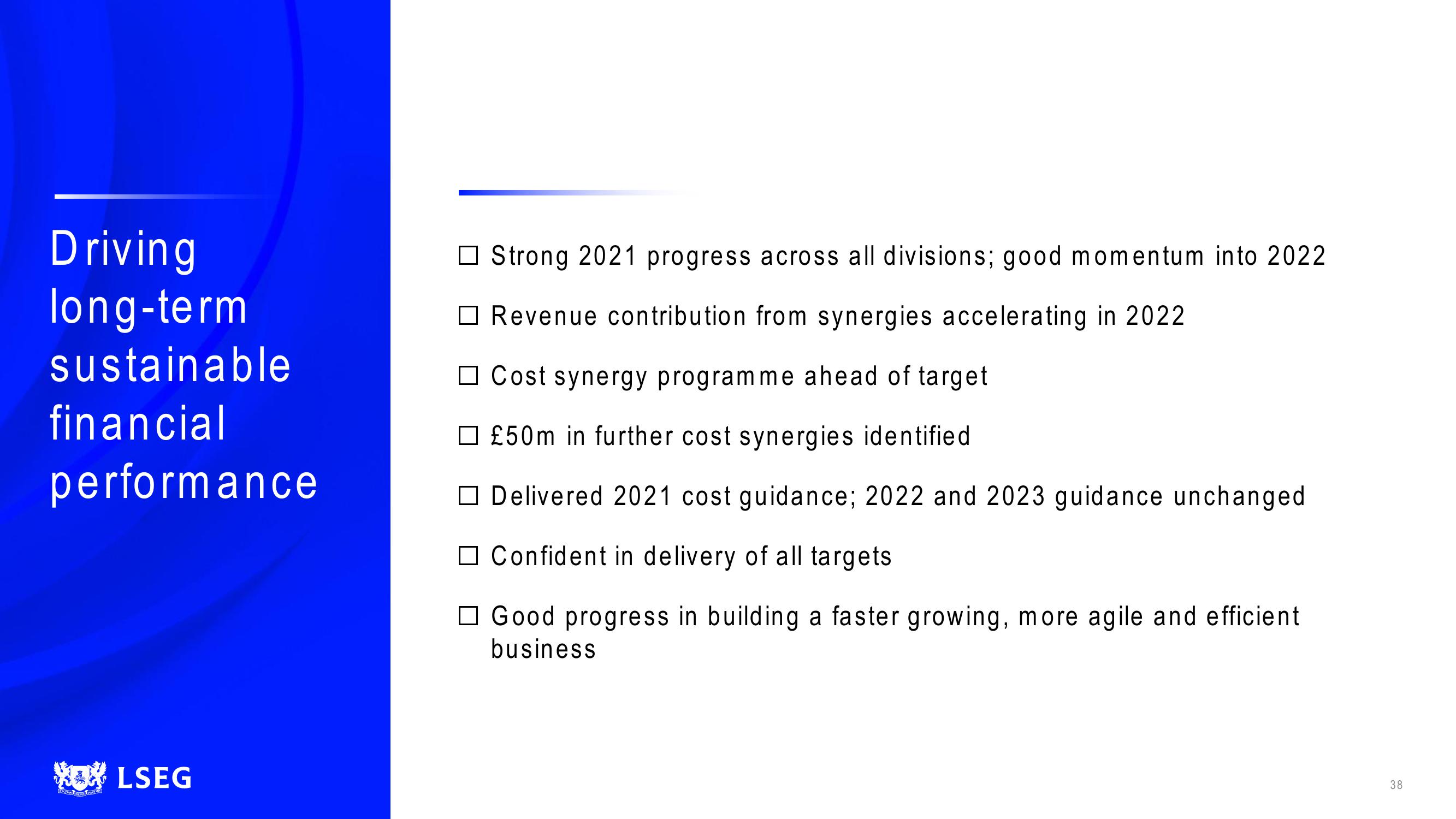 LSE Results Presentation Deck slide image #38