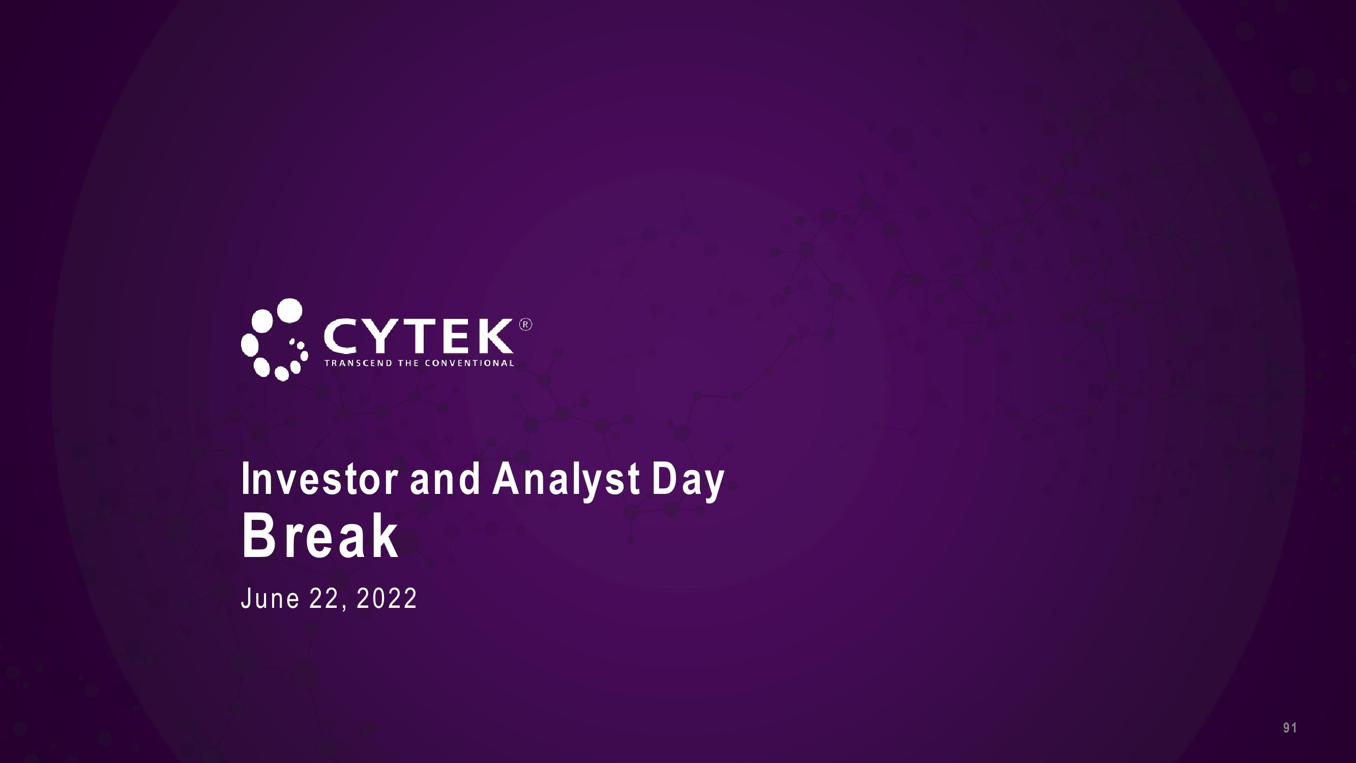 Cytek Investor Day Presentation Deck slide image #91