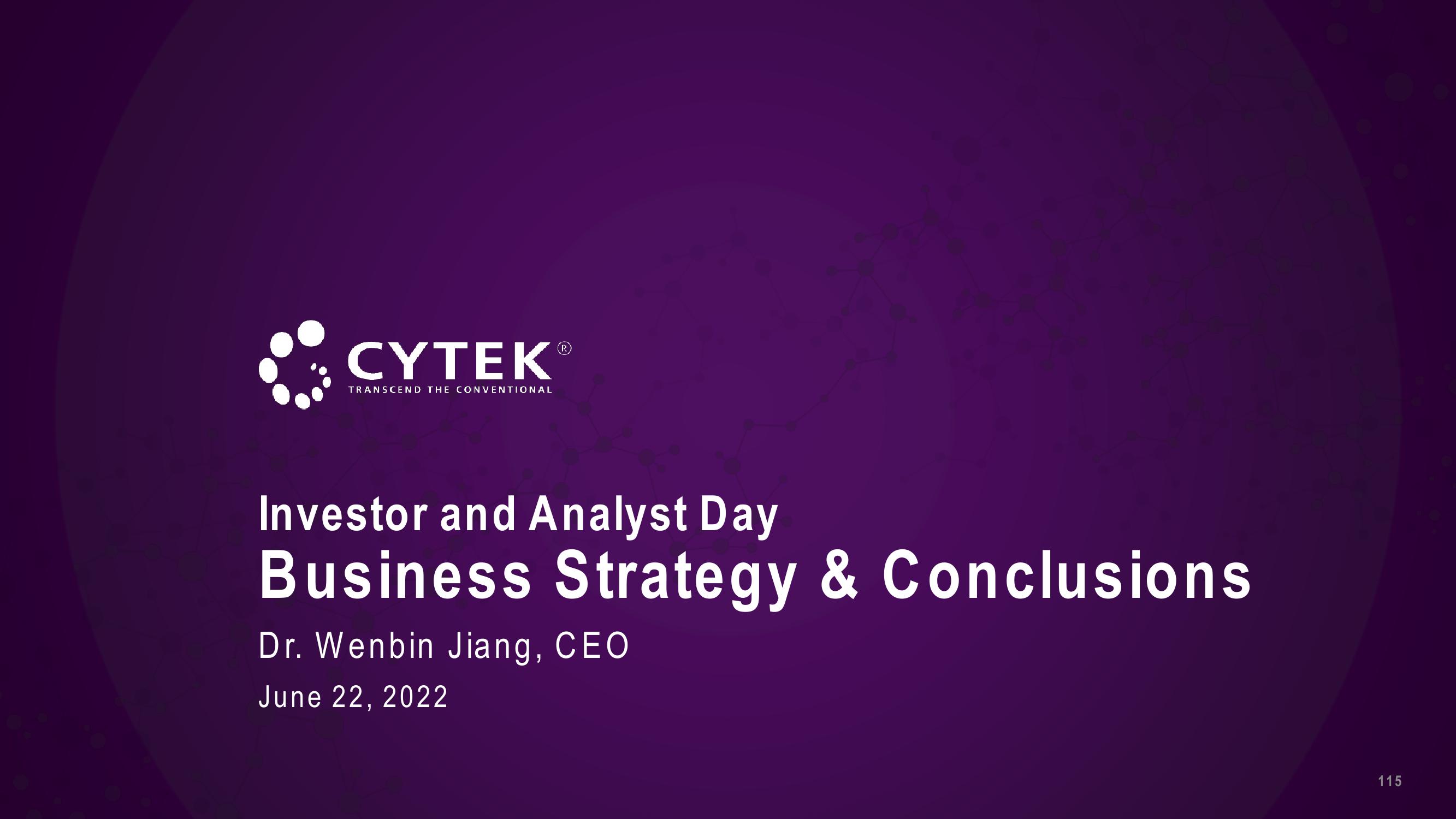 Cytek Investor Day Presentation Deck slide image #115