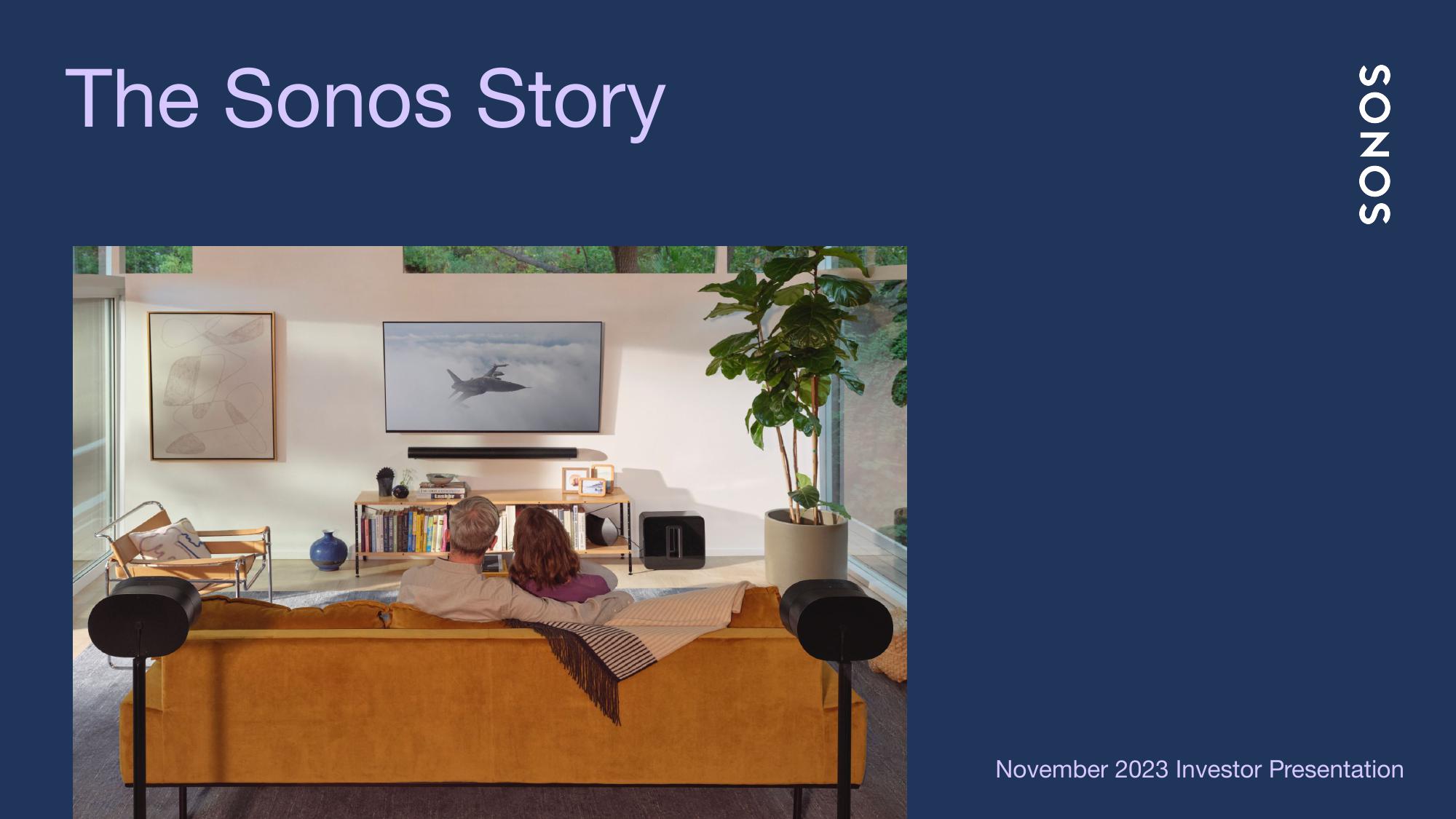 Sonos Investor Presentation Deck image