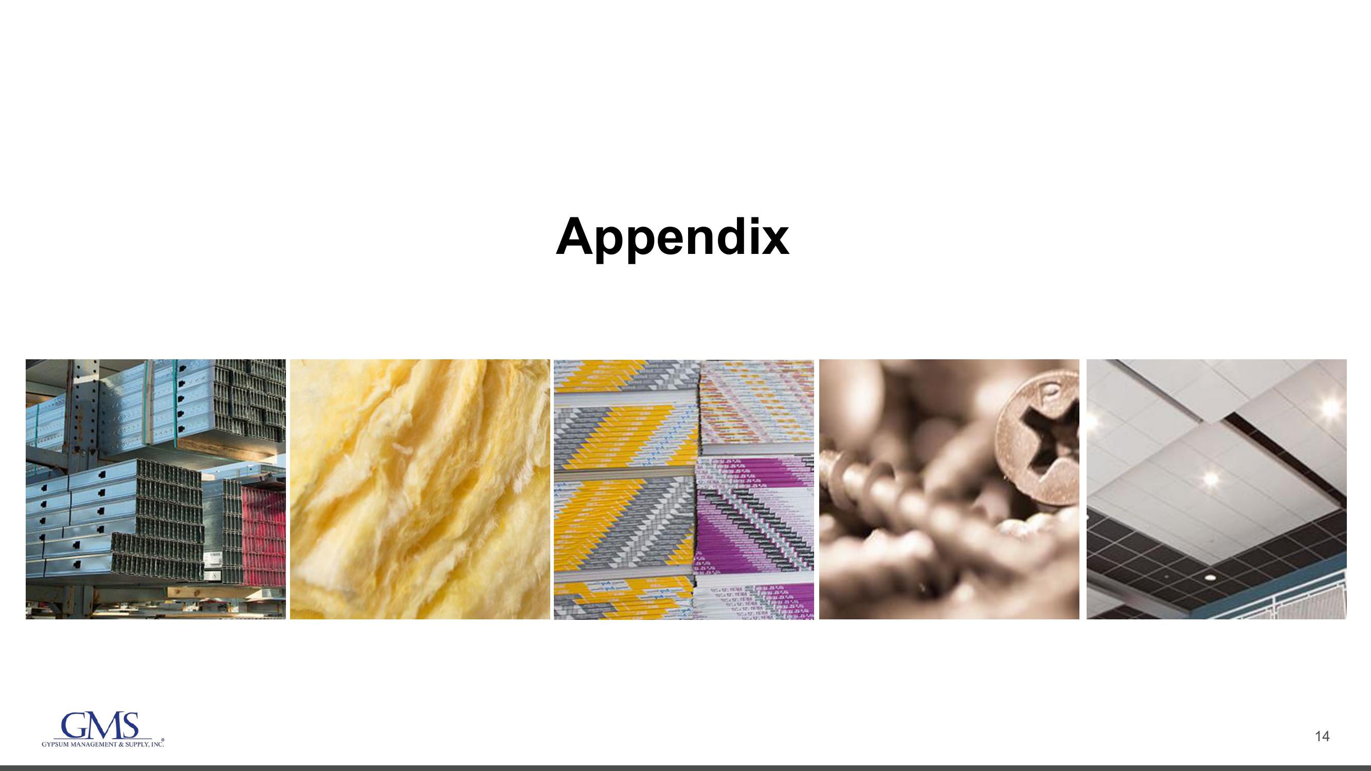 GMS Investor Presentation Deck slide image #14