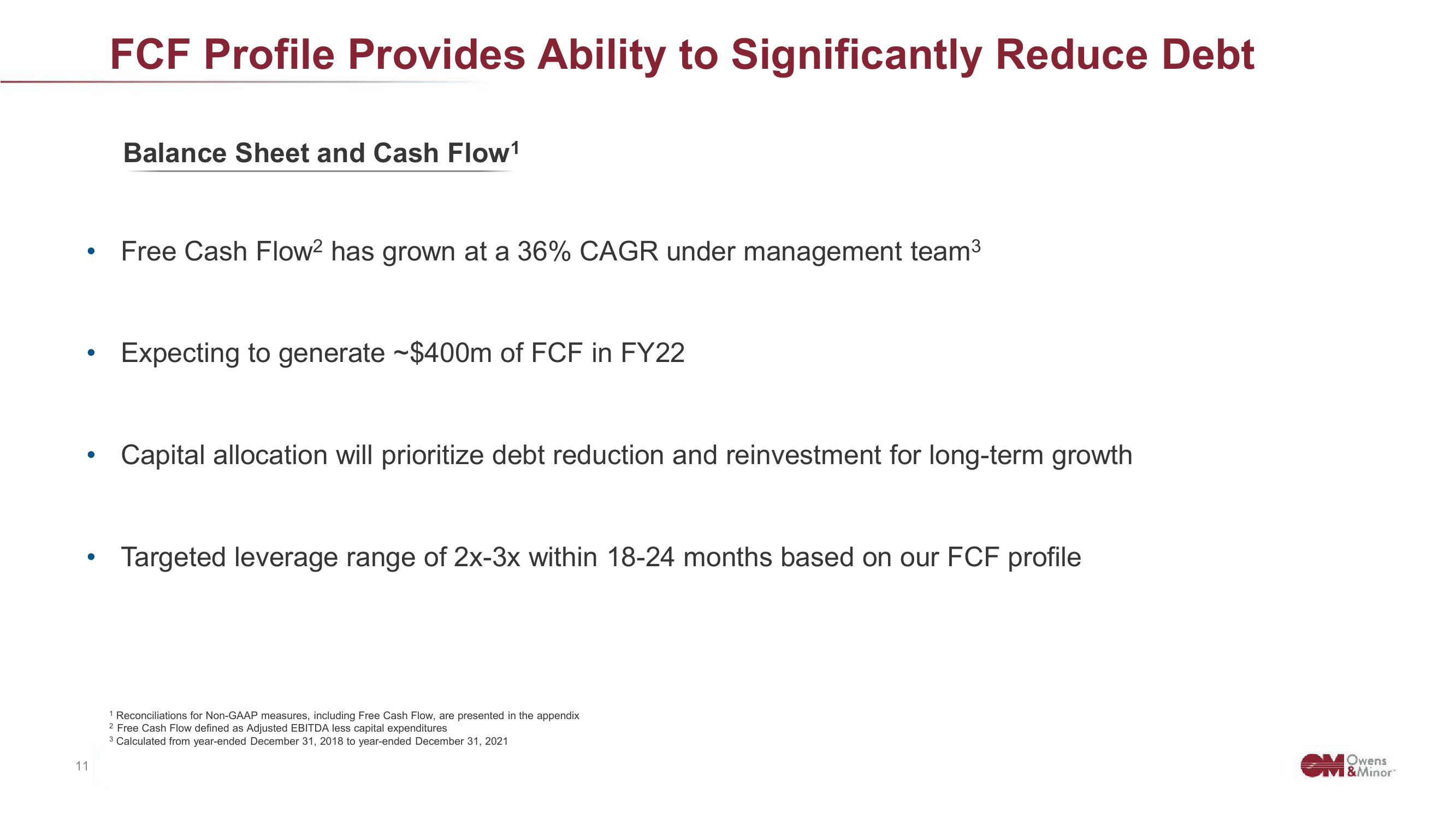 Owens&Minor Investor Conference Presentation Deck slide image #11