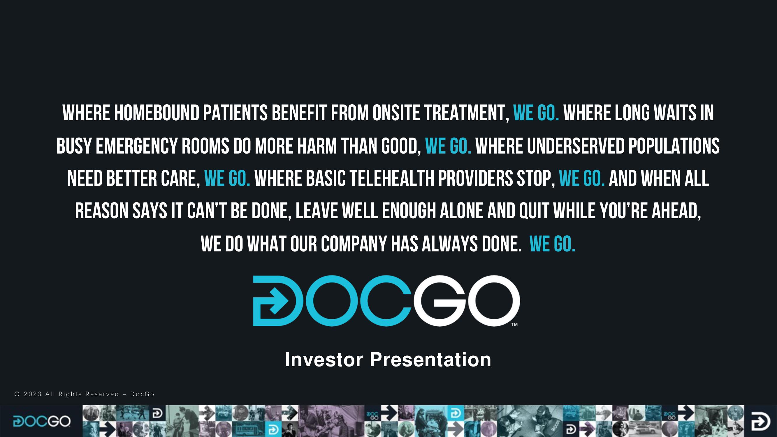 DocGo Investor Presentation Deck image