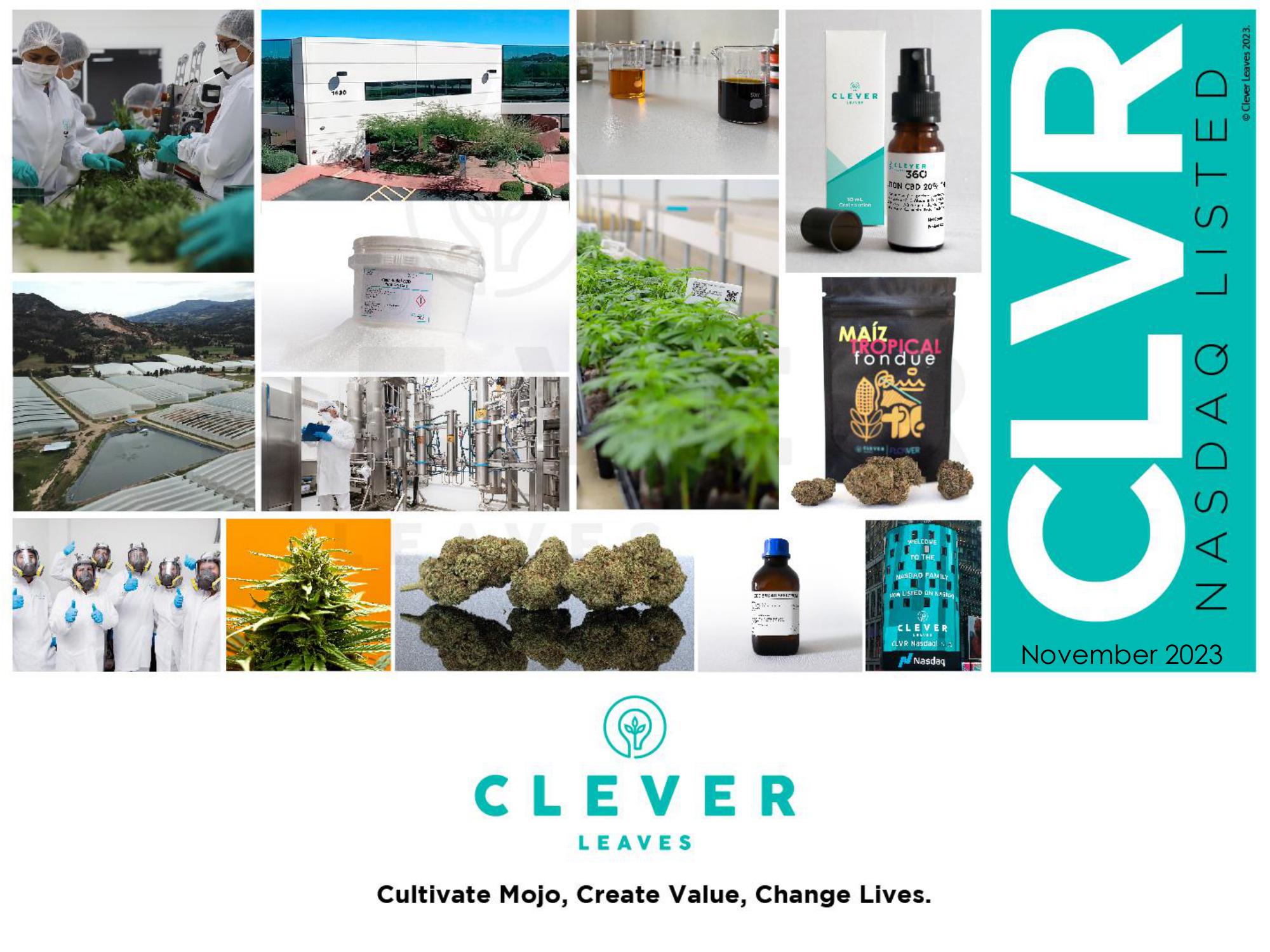 Clever Leaves IPO Presentation  image