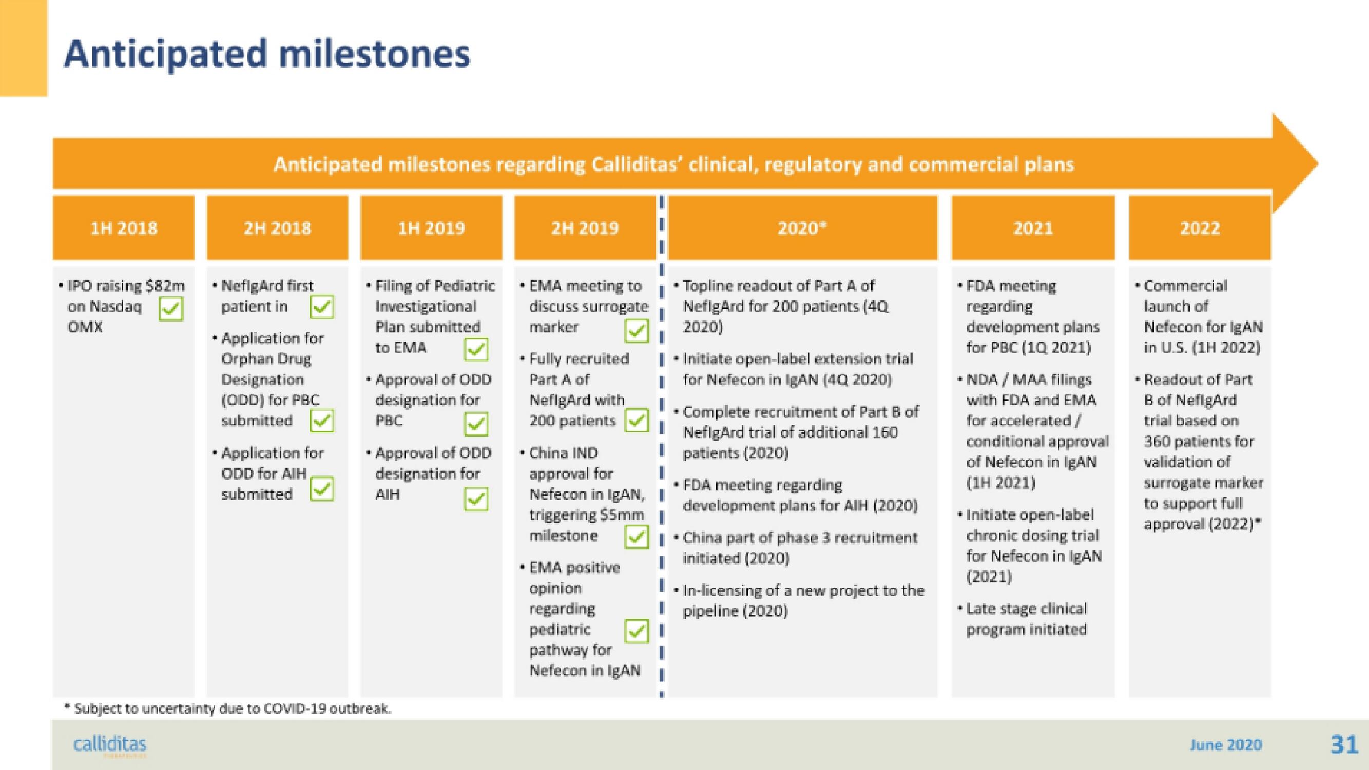 Calliditas Therapeutics IPO Presentation Deck slide image #31