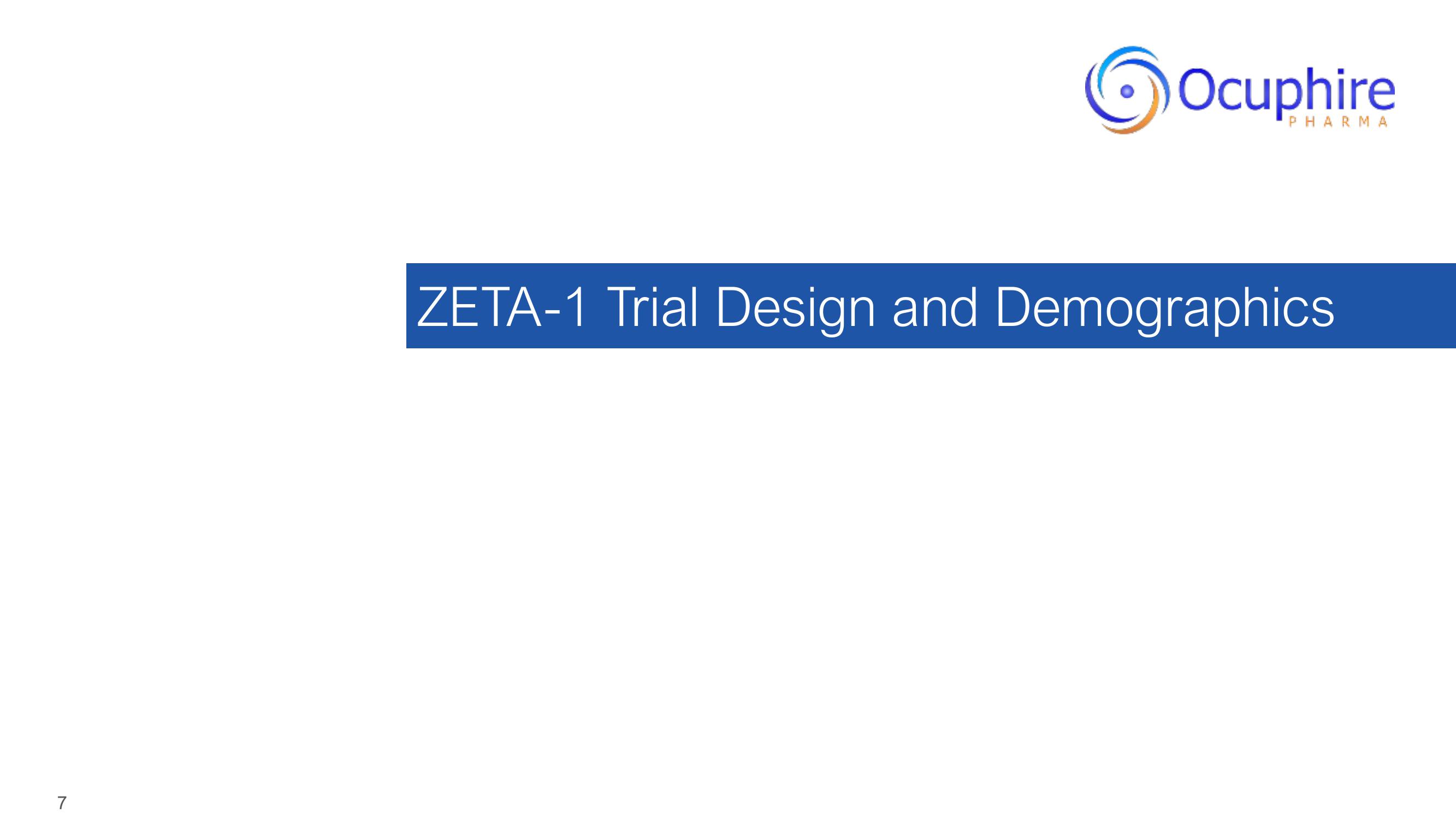 Ocuphire Pharma Results Presentation Deck slide image #7