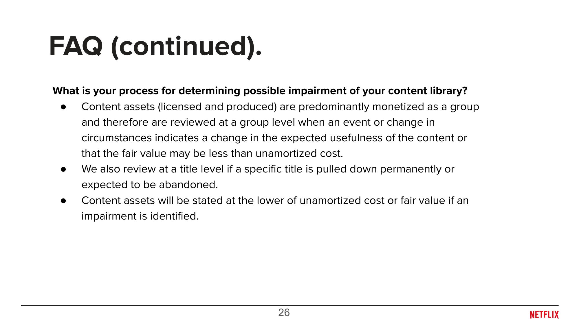 Overview of Content Accounting Investor Relations slide image #26