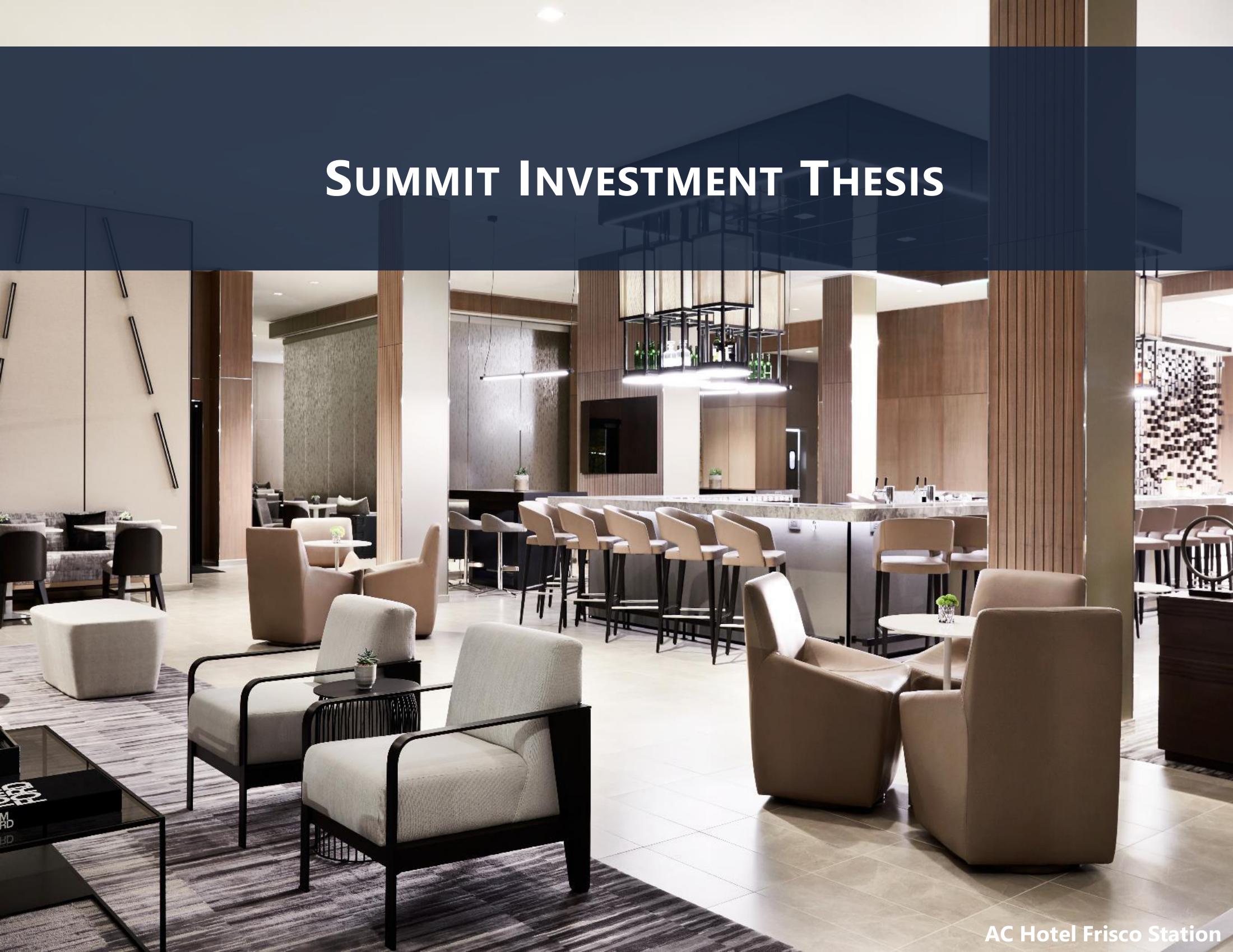 Summit Hotel Properties Investor Presentation Deck slide image #4