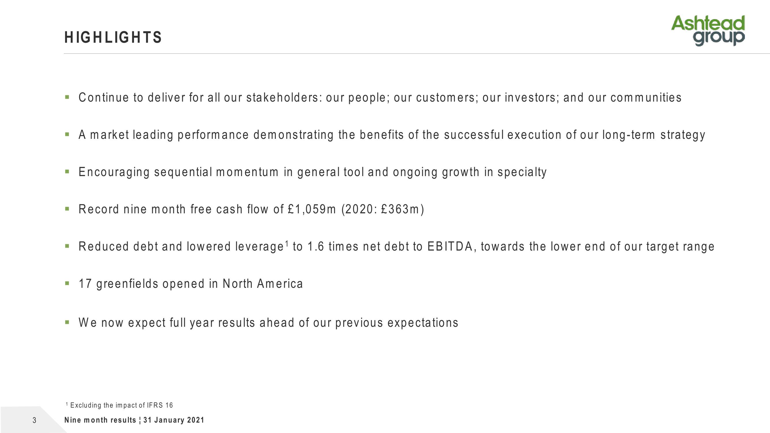 Ashtead Group Results Presentation Deck slide image #3