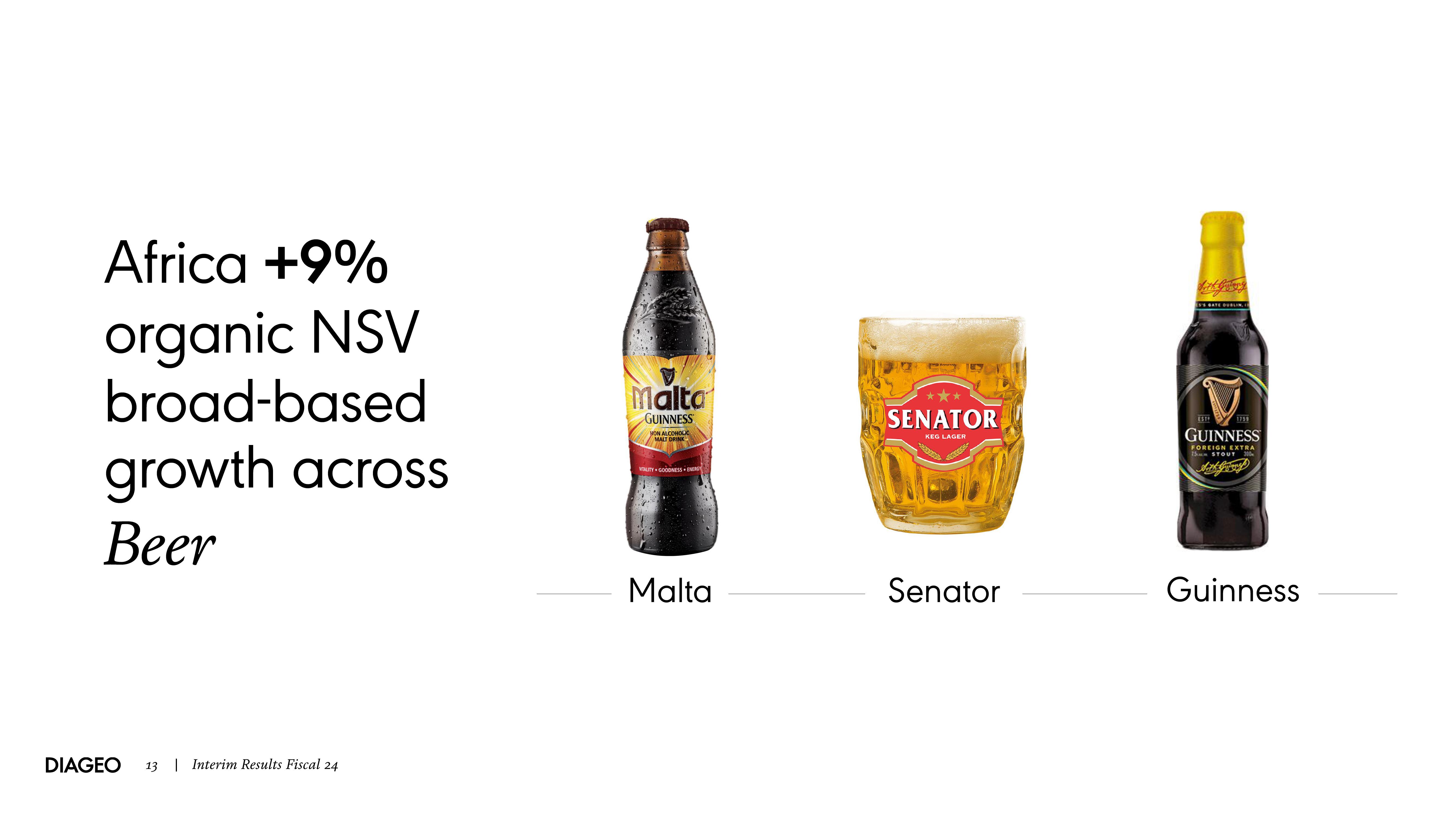 Diageo Results Presentation Deck slide image #13