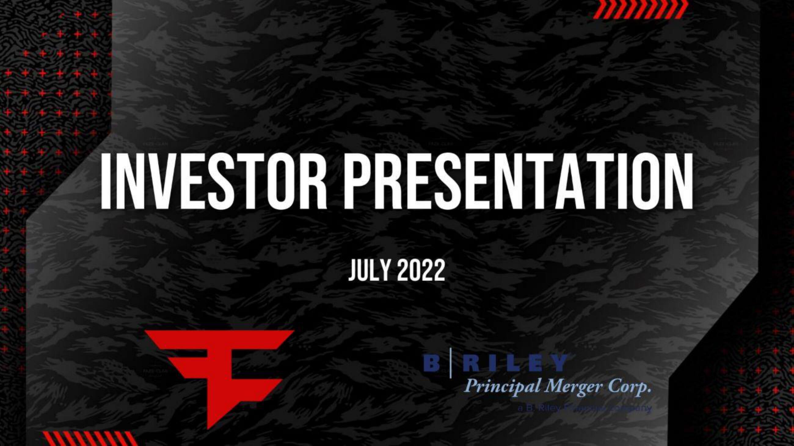 FaZe SPAC Presentation Deck image