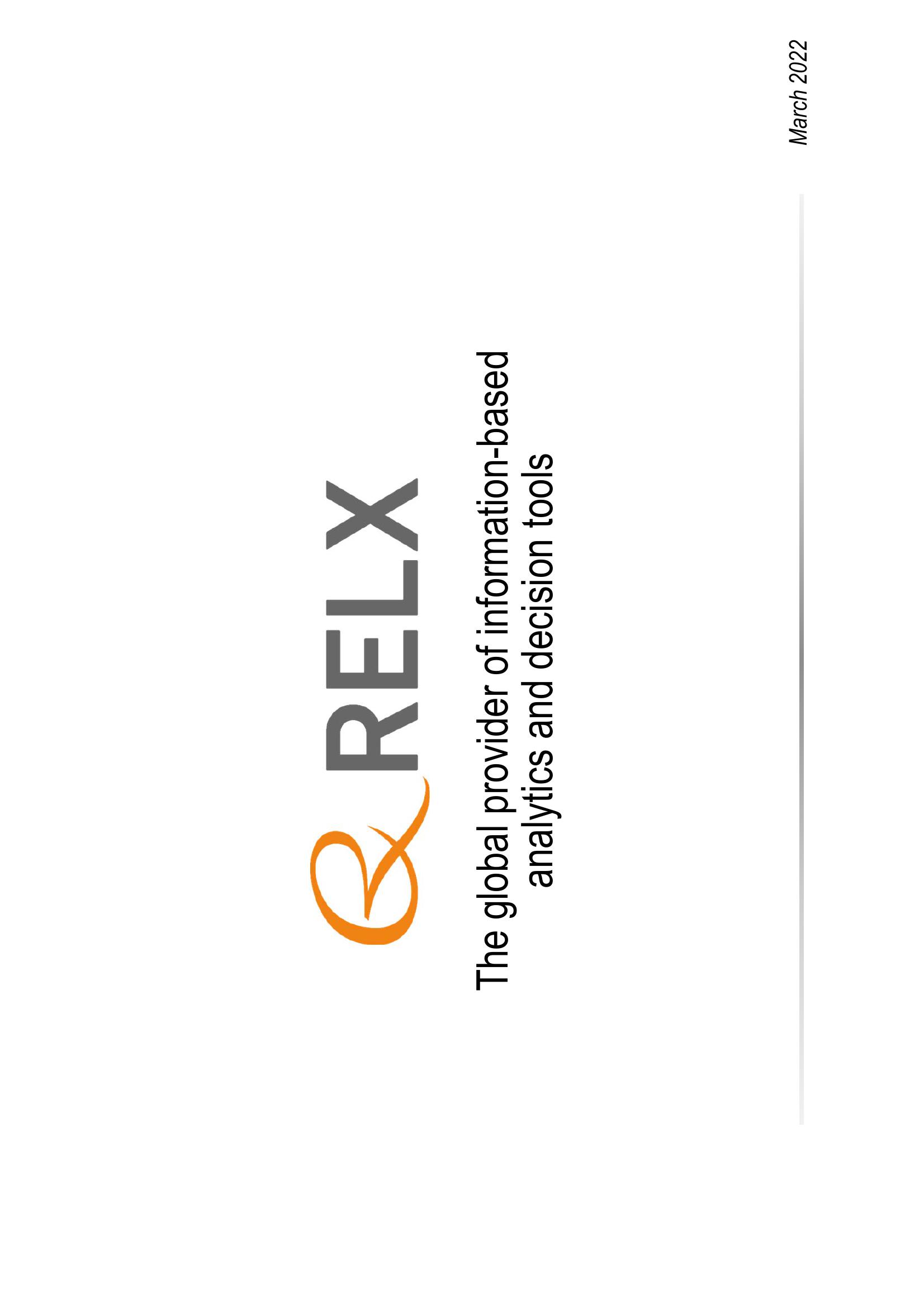 RELX Investor Presentation Deck image