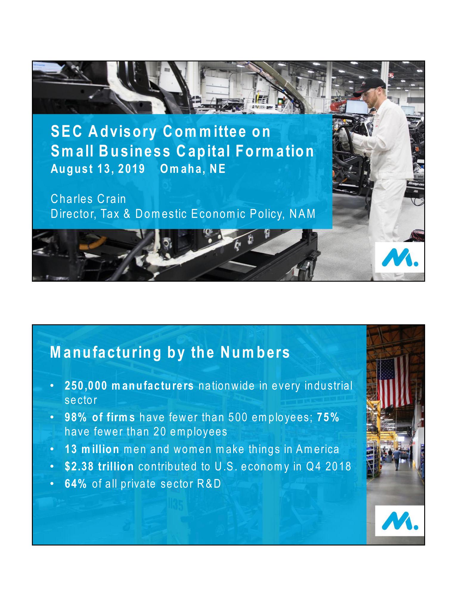 SEC Advisory Committee on Small Business Capital Formation  image