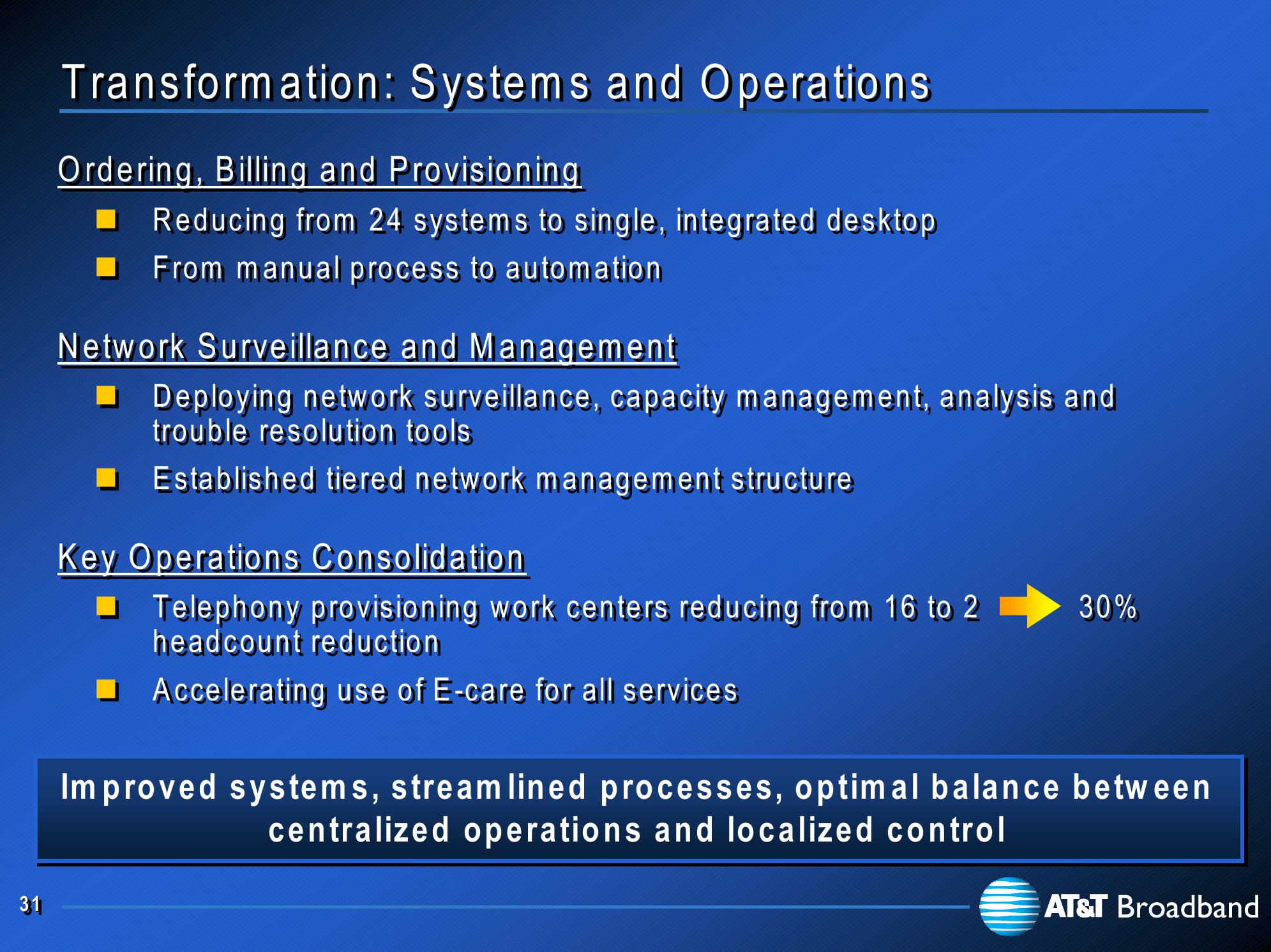 At&t Broadband Investor Presentation slide image #32