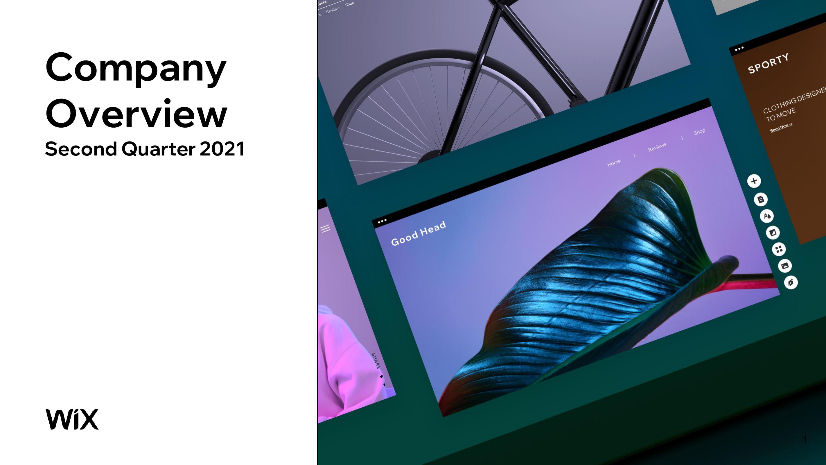 Wix Results Presentation Deck image