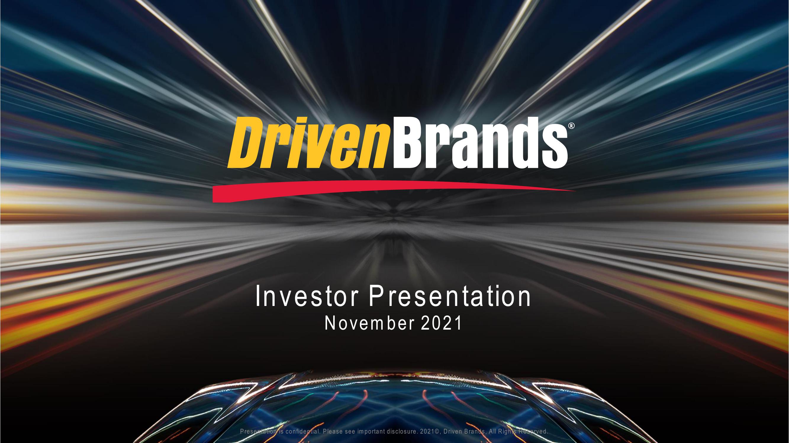 DrivenBrands Results Presentation Deck image