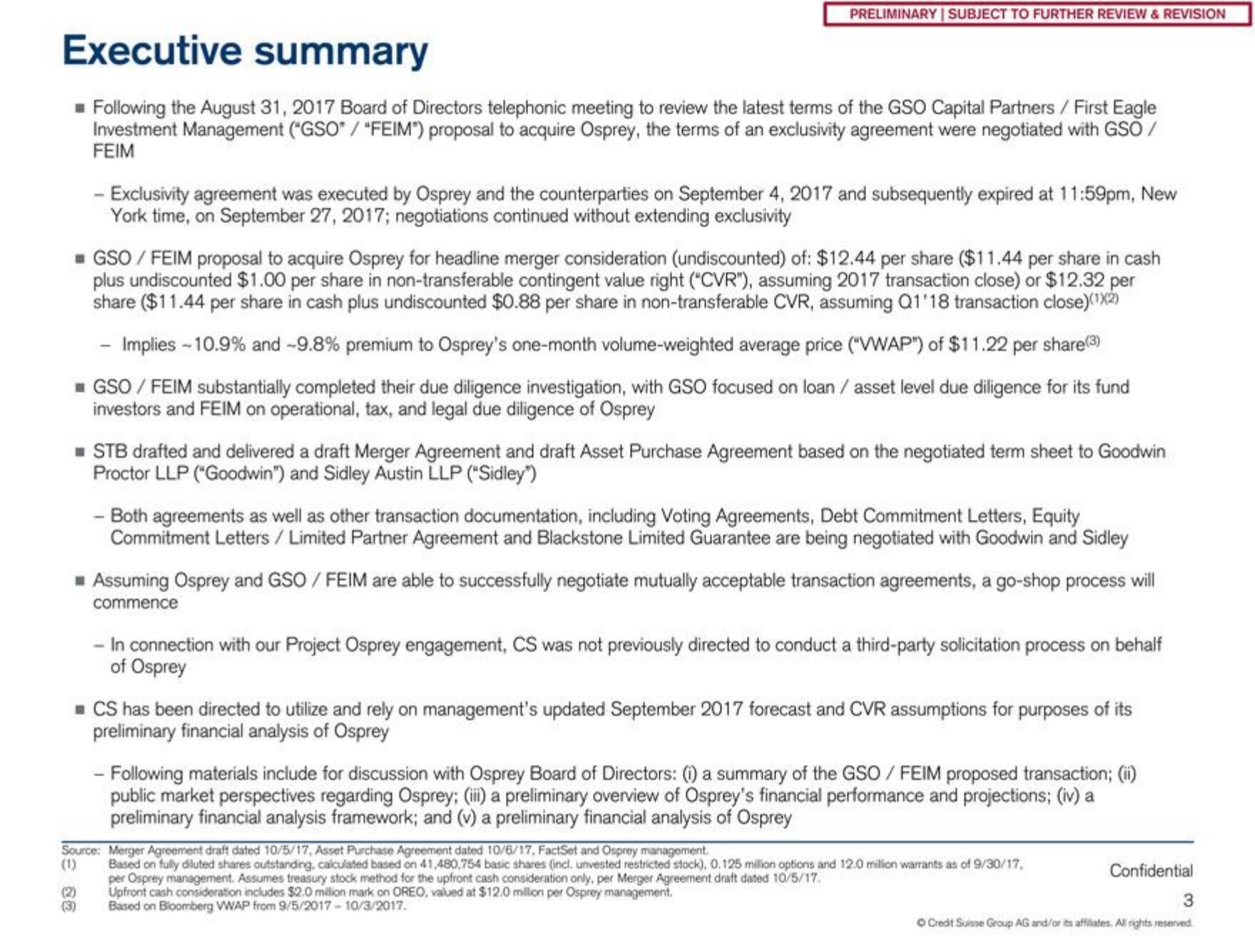 Credit Suisse Investment Banking Pitch Book slide image #4