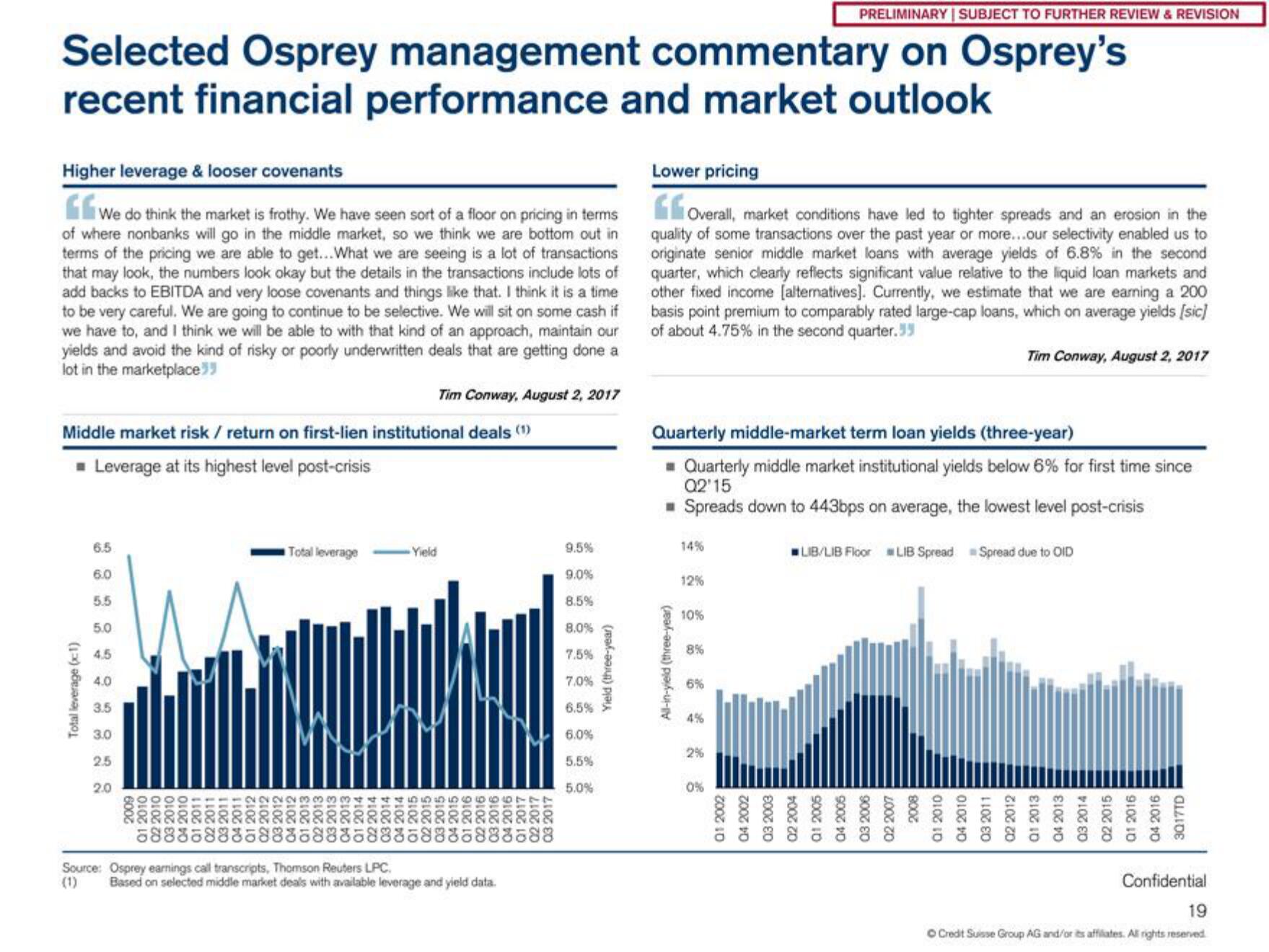 Credit Suisse Investment Banking Pitch Book slide image #20