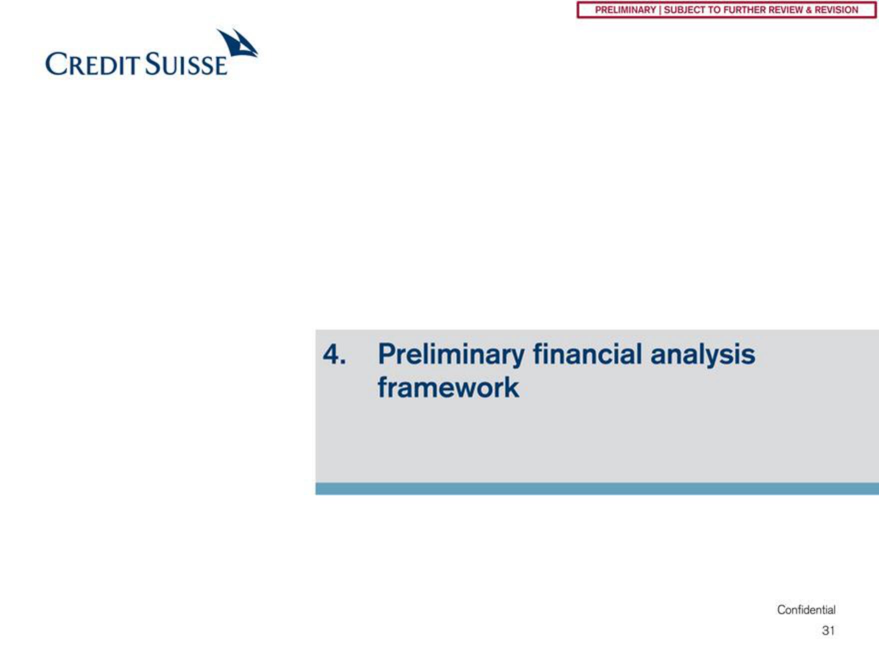 Credit Suisse Investment Banking Pitch Book slide image #32