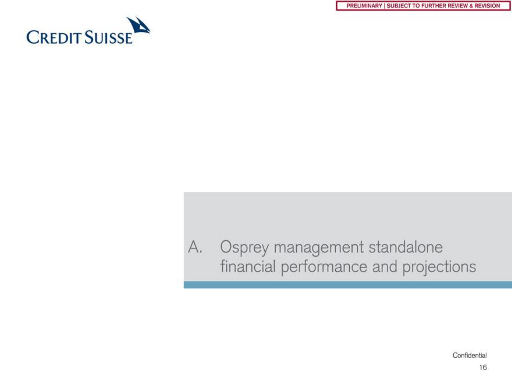 Credit Suisse Investment Banking Pitch Book slide image #17