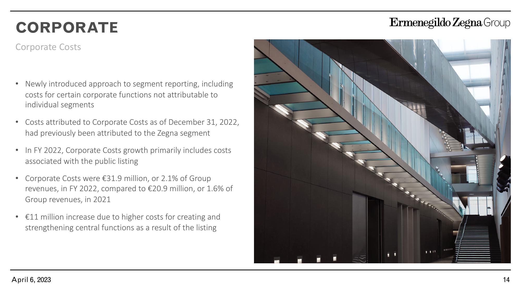 Zegna Results Presentation Deck slide image #14