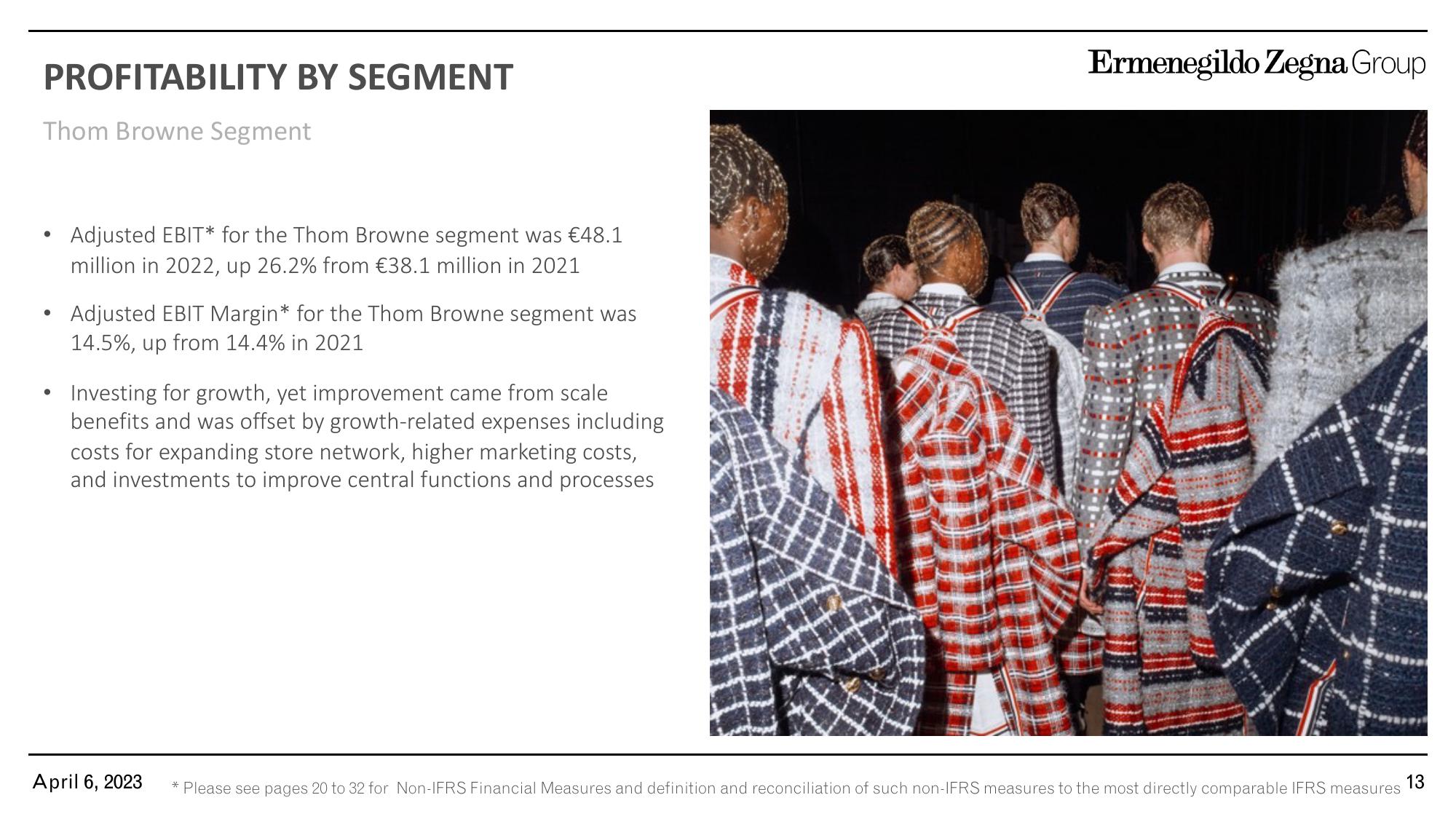 Zegna Results Presentation Deck slide image #13