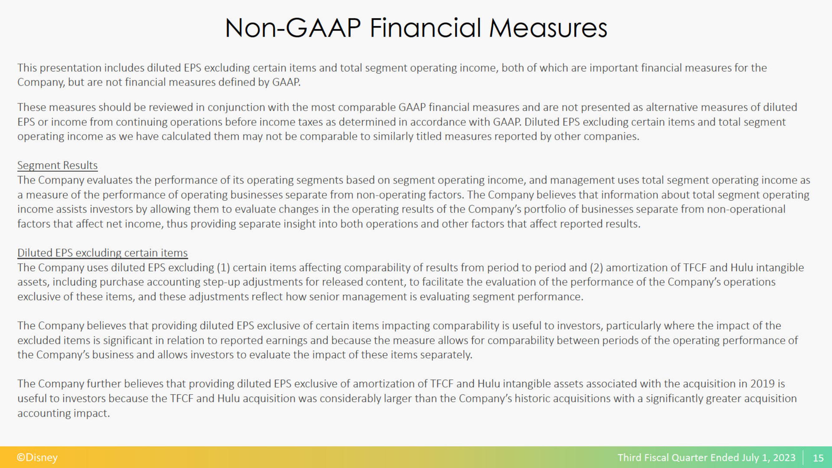 Disney Results Presentation Deck slide image #16