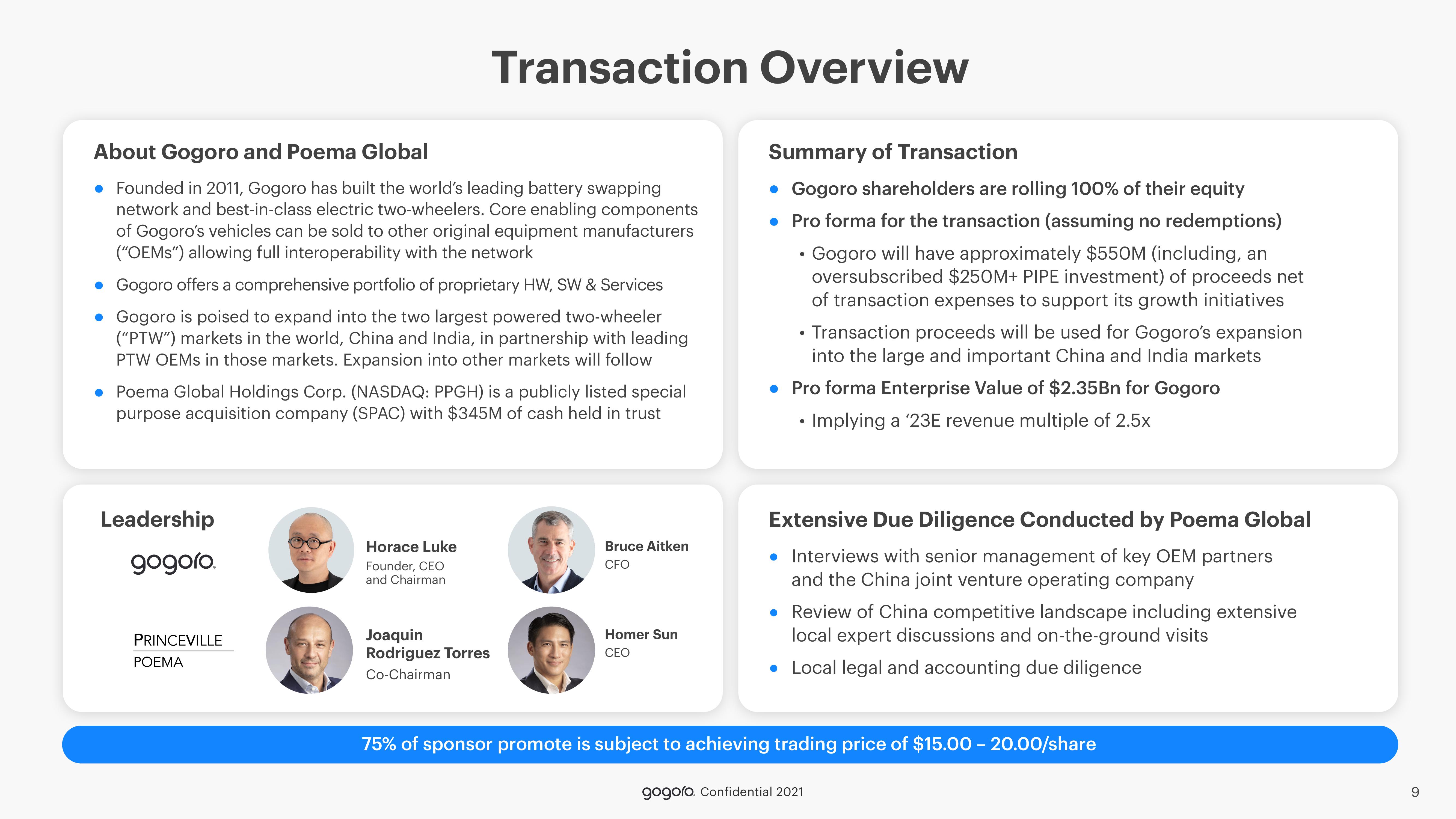 Gogoro SPAC Presentation Deck slide image #9
