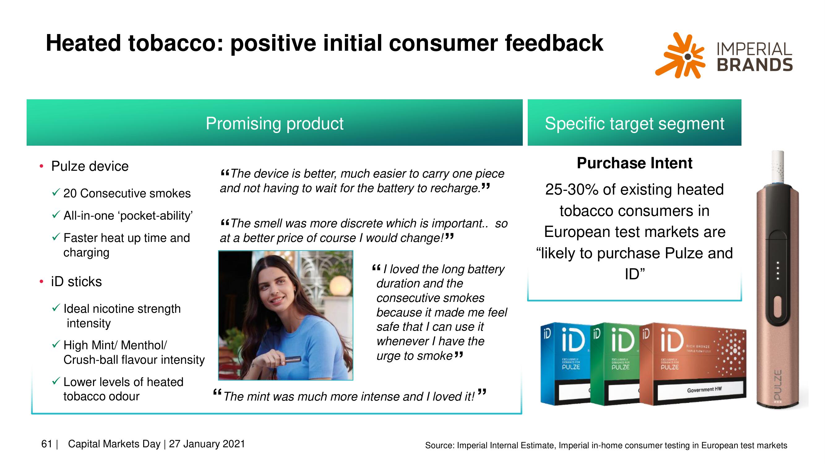 Imperial Brands Investor Day Presentation Deck slide image #61