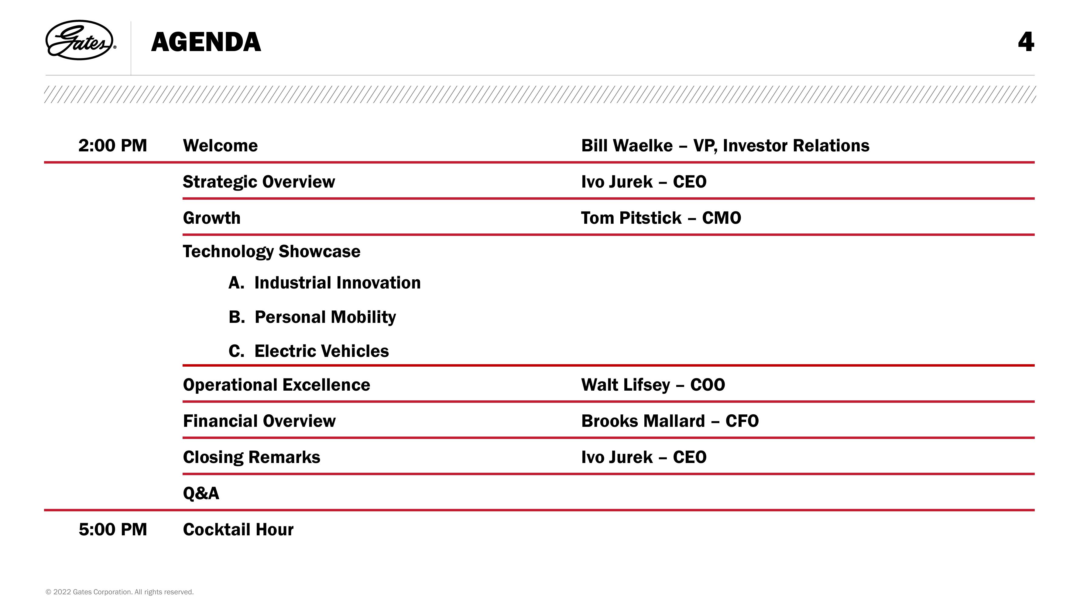 Gates Investor Day slide image #4