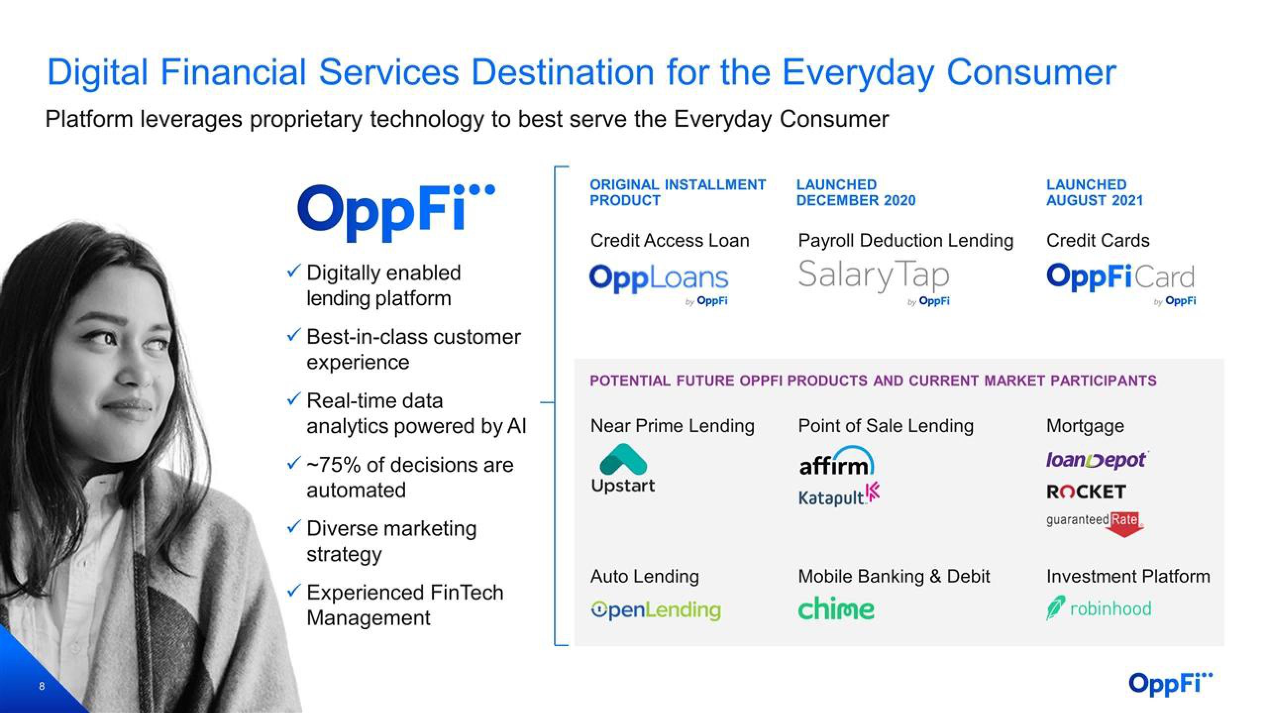 OppFi Results Presentation Deck slide image #9