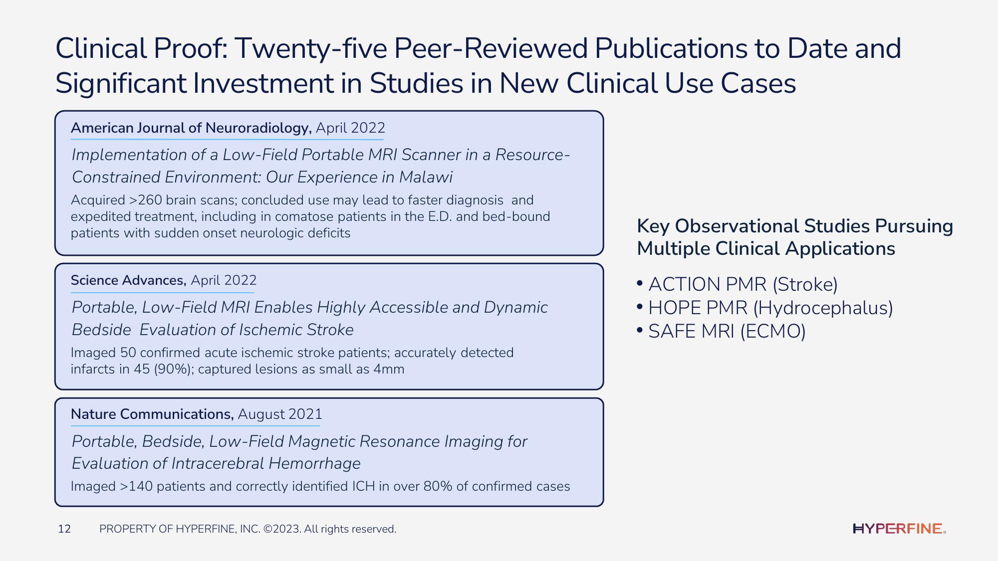 Hyperfine Investor Presentation Deck slide image #12