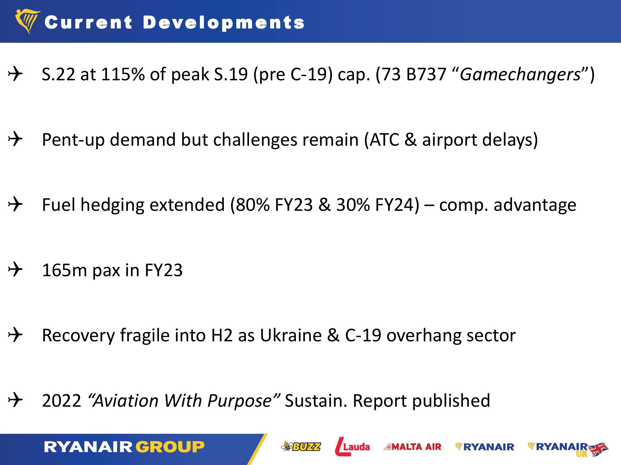 Ryanair Q1 Results - July 2022 slide image #7