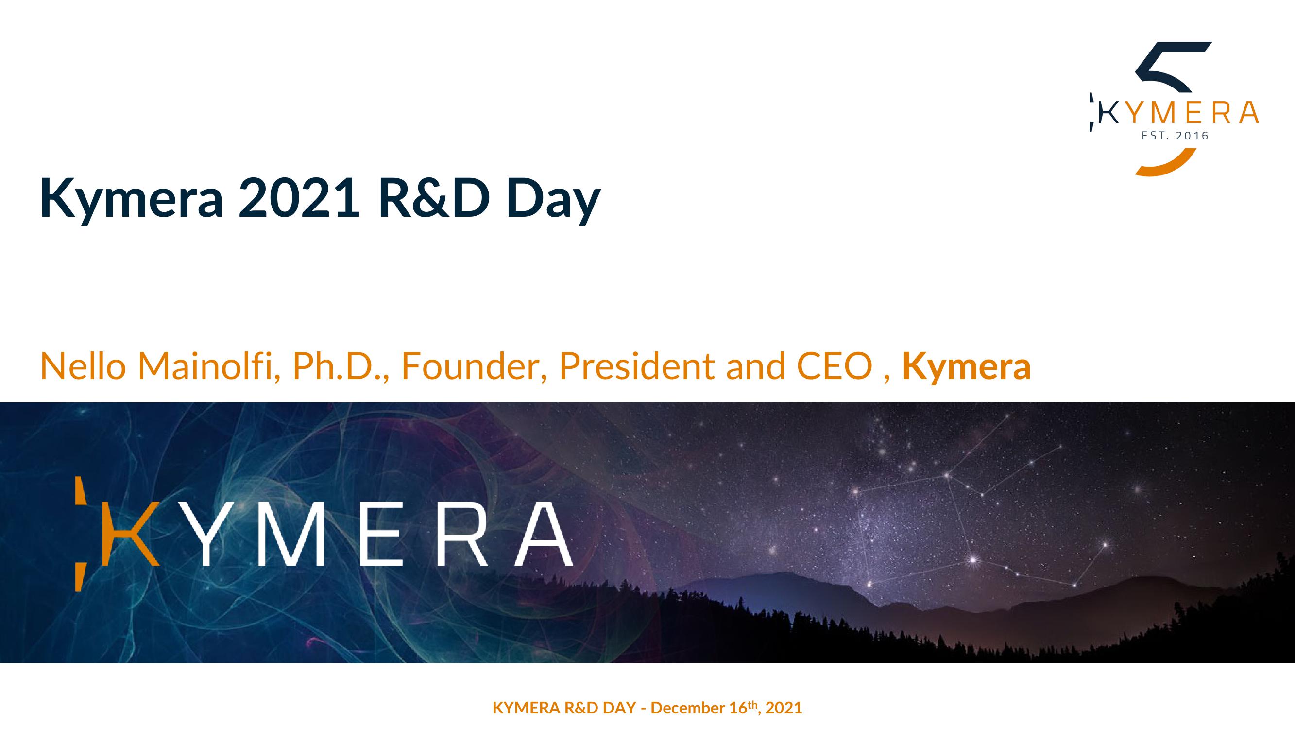 Kymera Investor Day Presentation Deck slide image #3