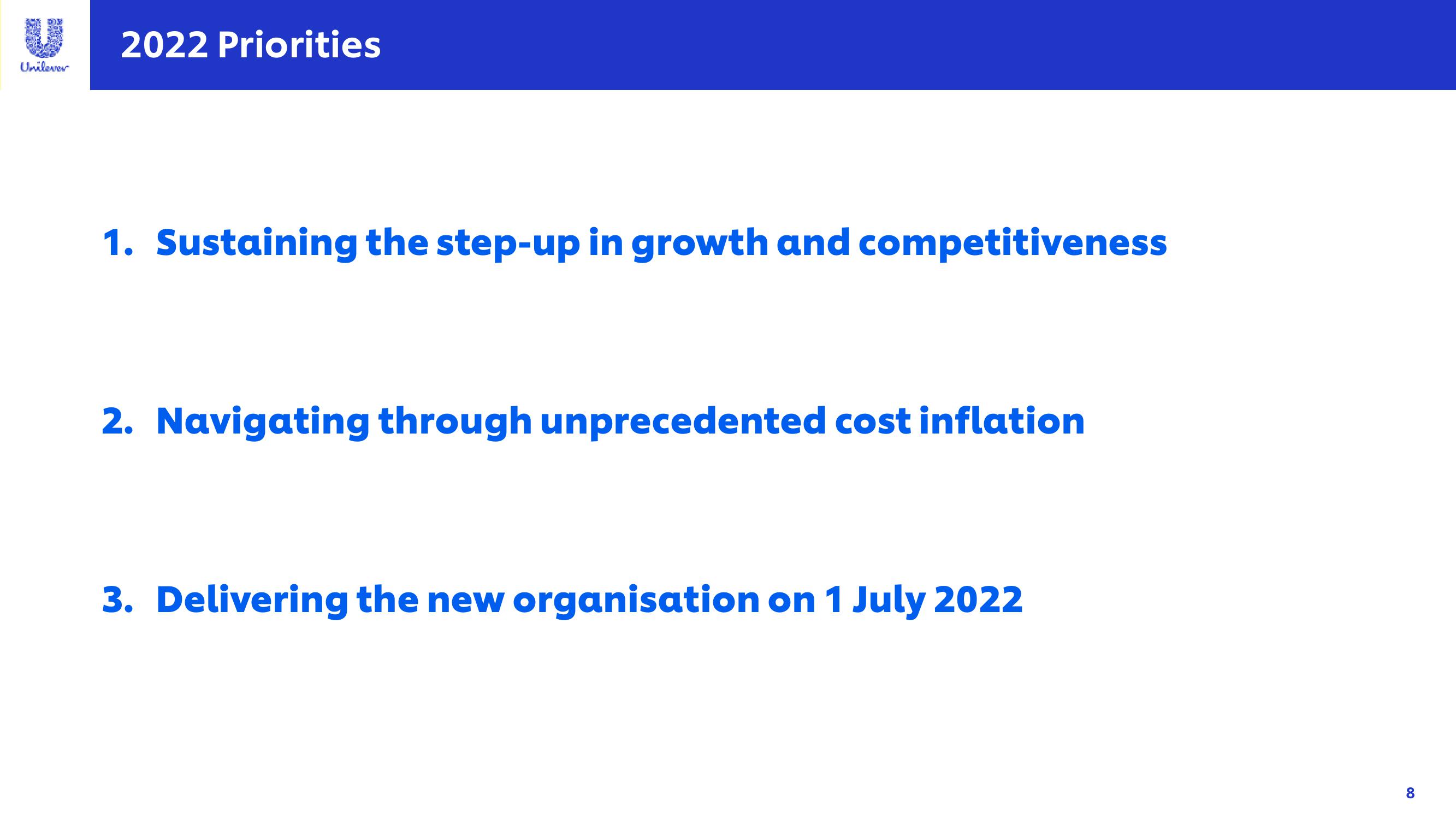 Unilever Investor Conference Presentation Deck slide image #8