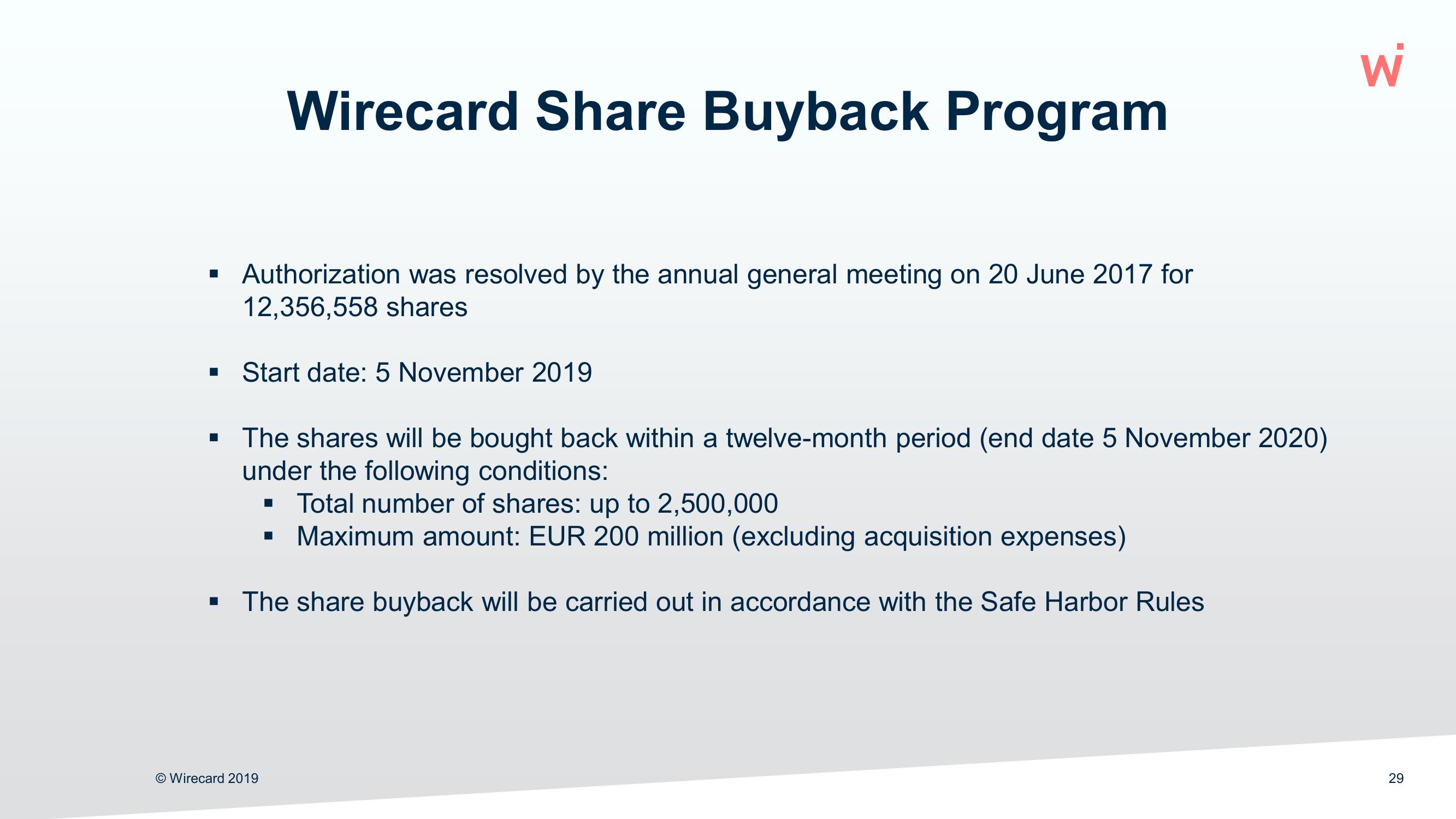 Wirecard Results Presentation Deck slide image #29