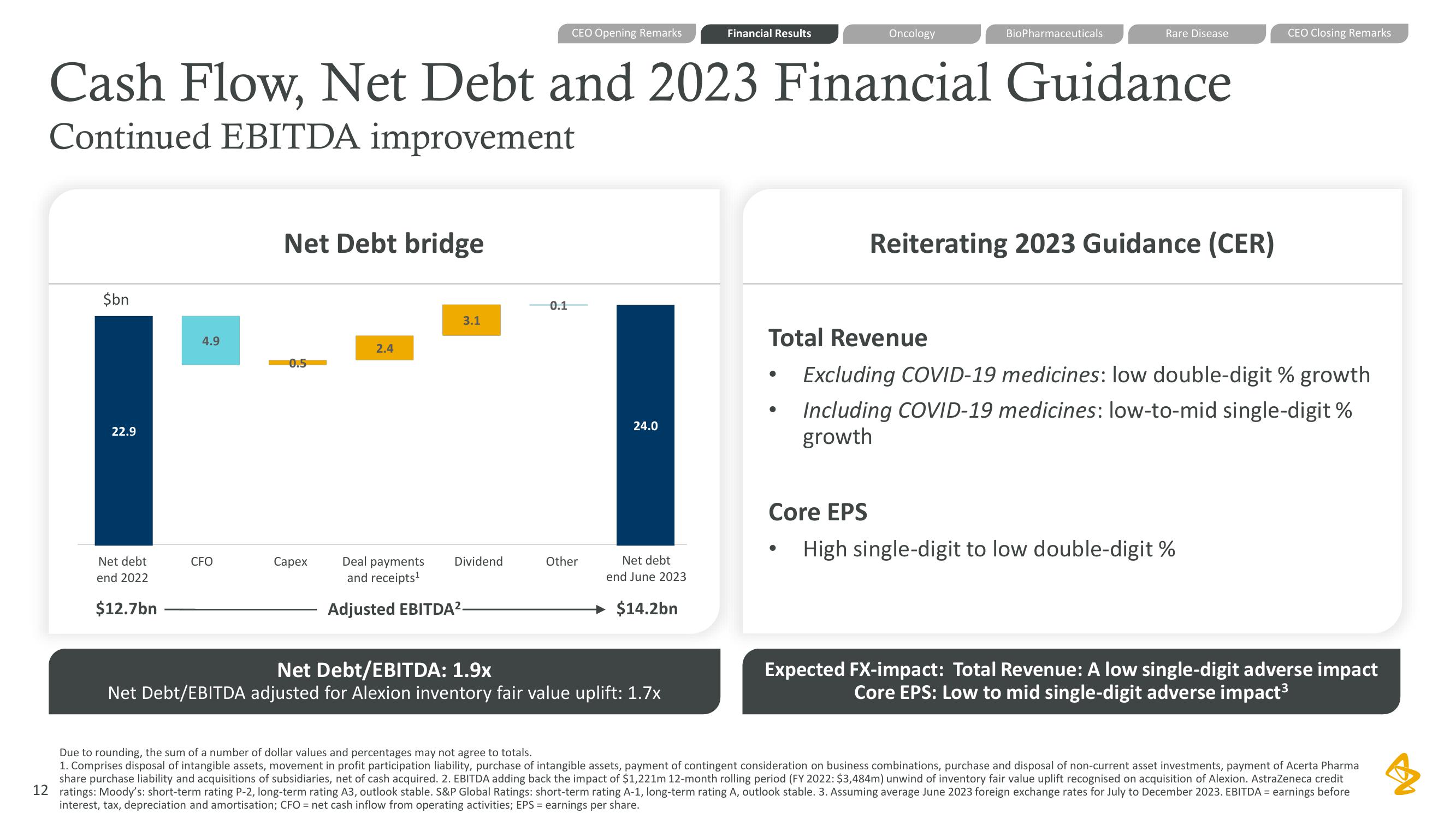 AstraZeneca Results Presentation Deck slide image #12