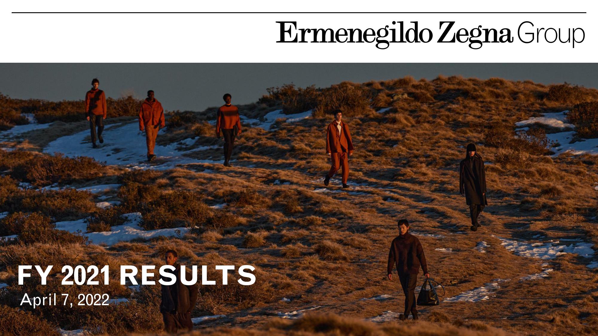 Zegna Results Presentation Deck image