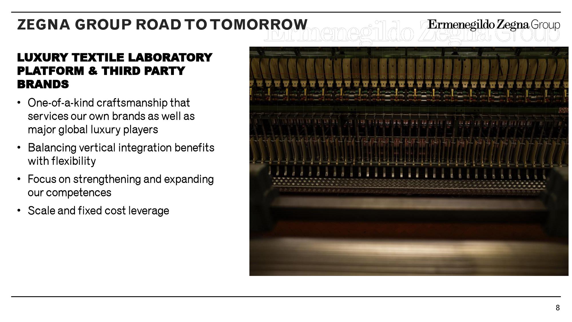 Zegna Results Presentation Deck slide image #8