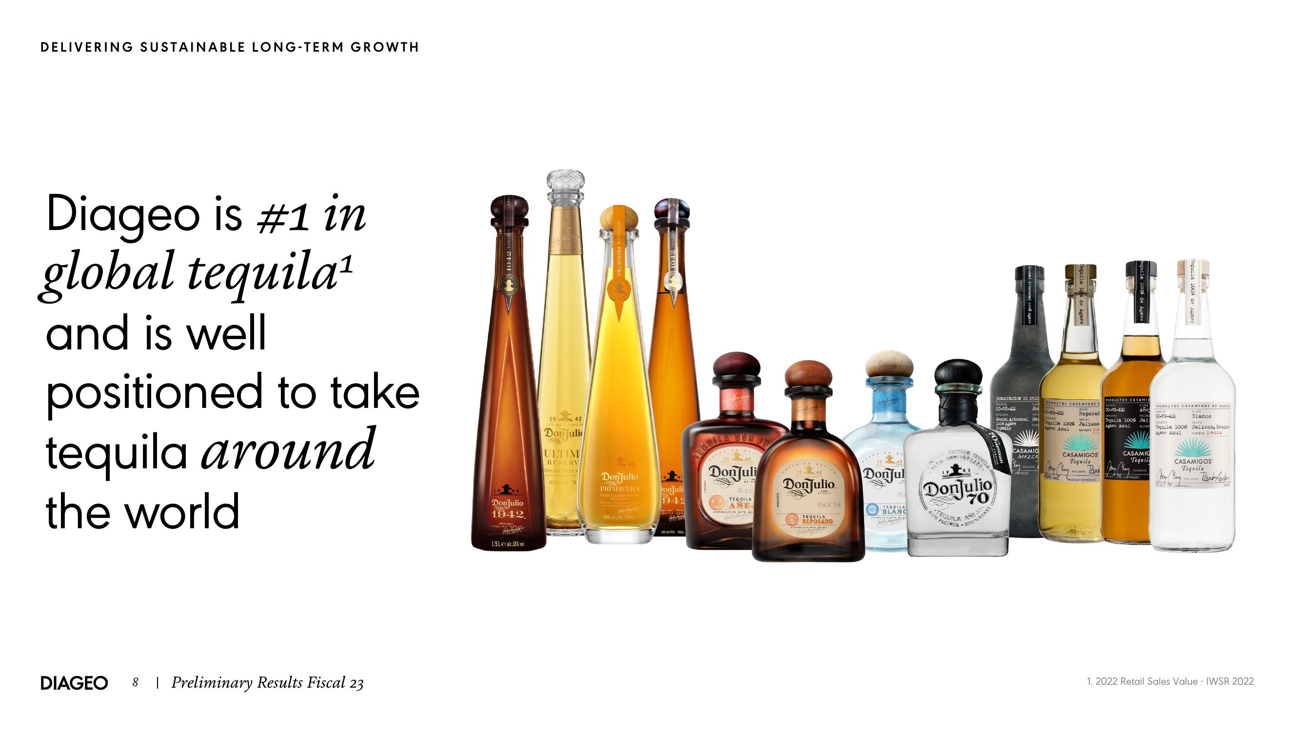 Diageo Results Presentation Deck slide image #8