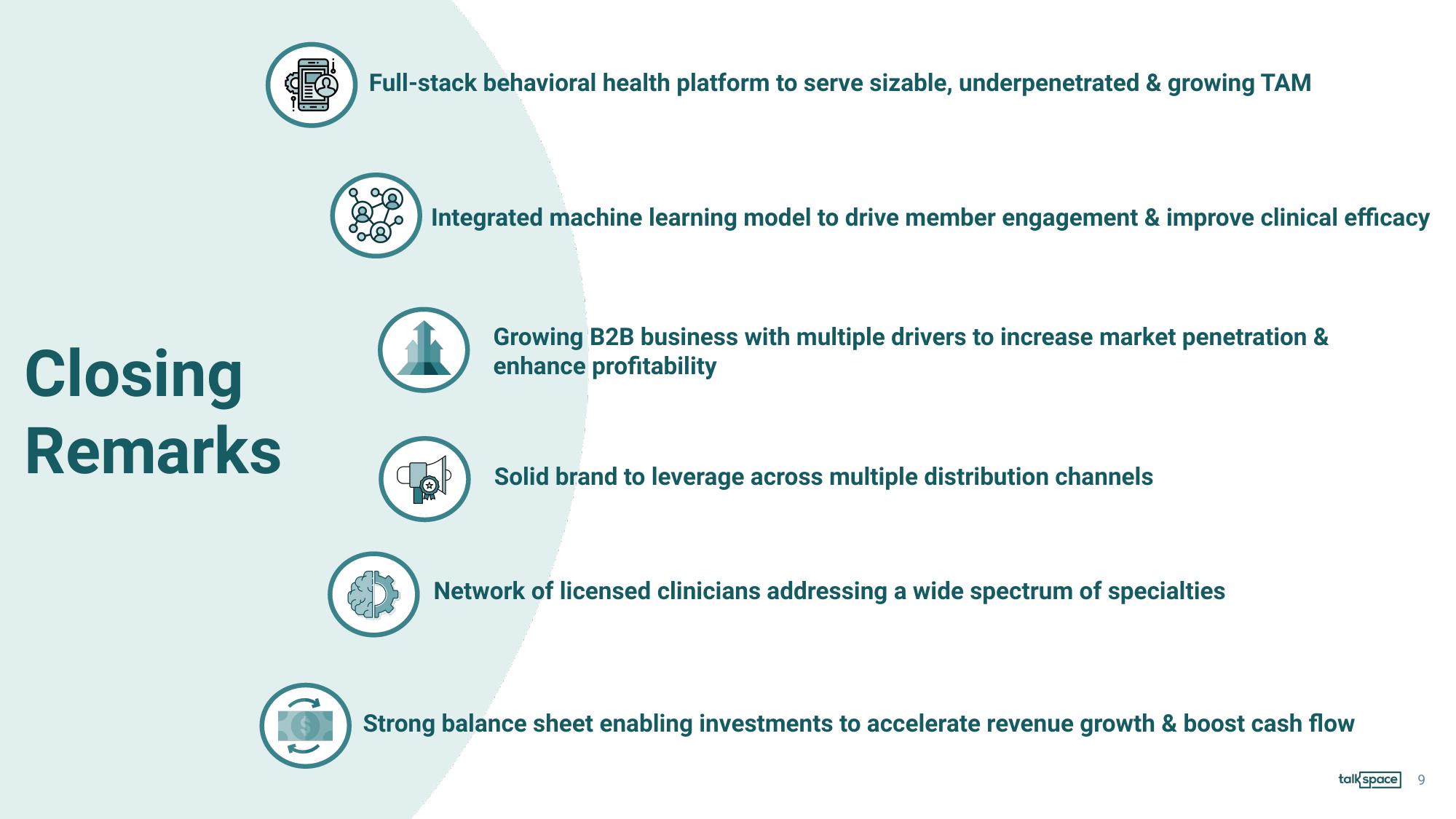 Talkspace Results Presentation Deck slide image #9