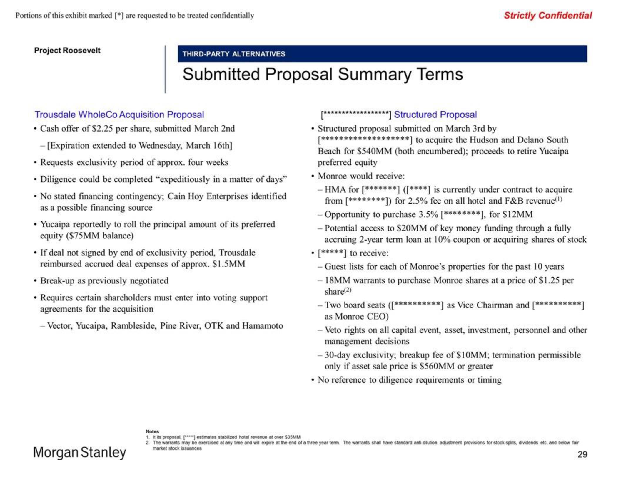 Morgan Stanley Investment Banking Pitch Book slide image #29